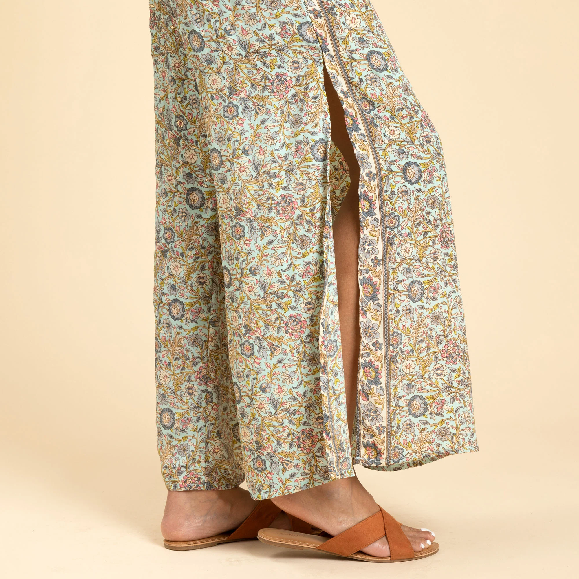 Saree Inspired Strapless Jumpsuit - Image 12