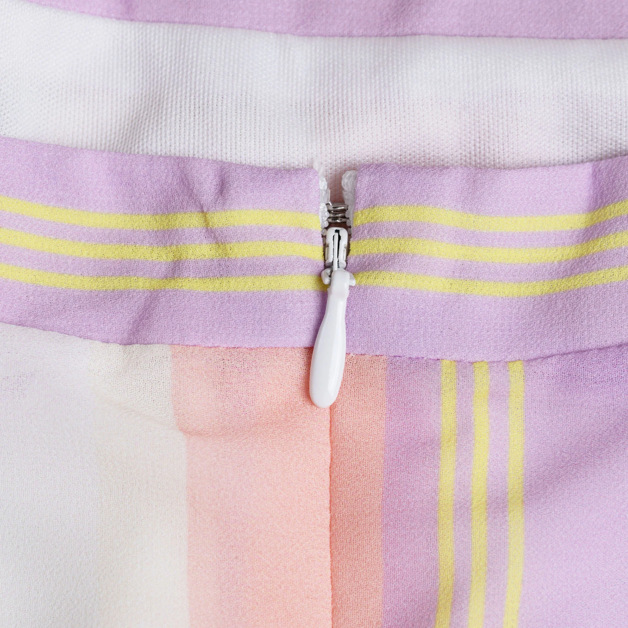 Colorful Stripes Tie Shoulder Maxi Dress - Image 7