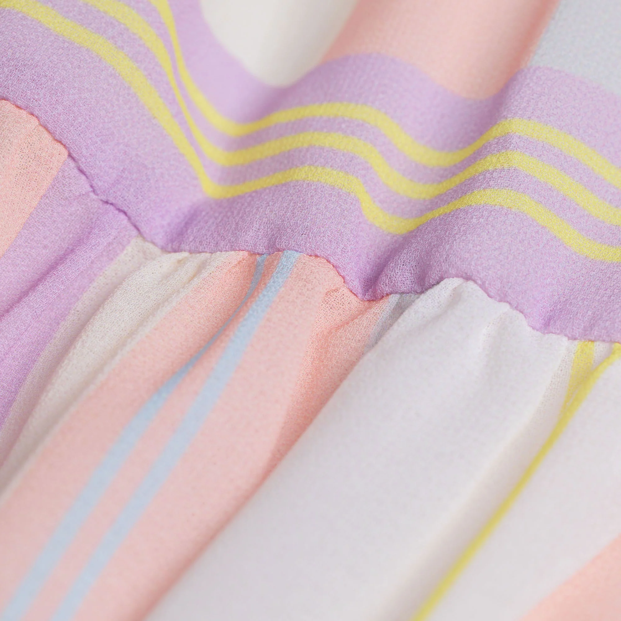 Colorful Stripes Tie Shoulder Maxi Dress - Image 8