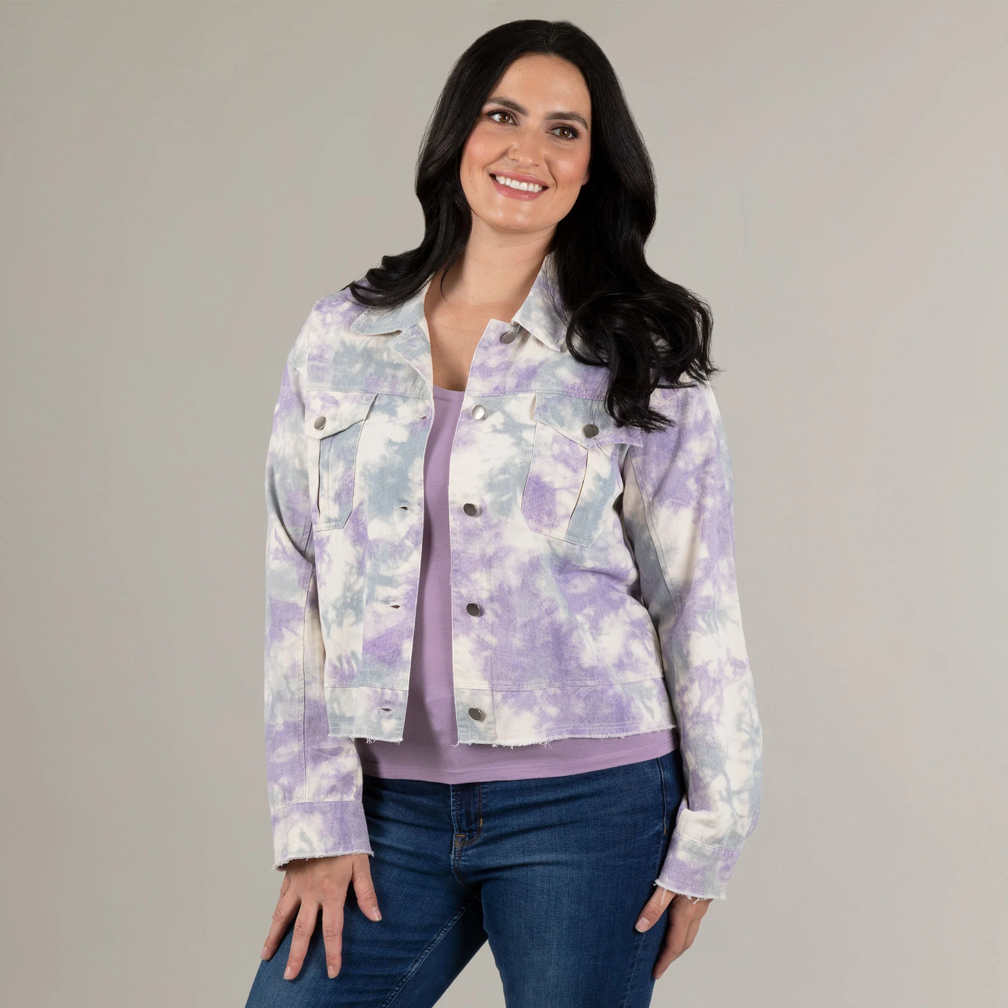 Tie-Dye Trucker Jacket - Image 2