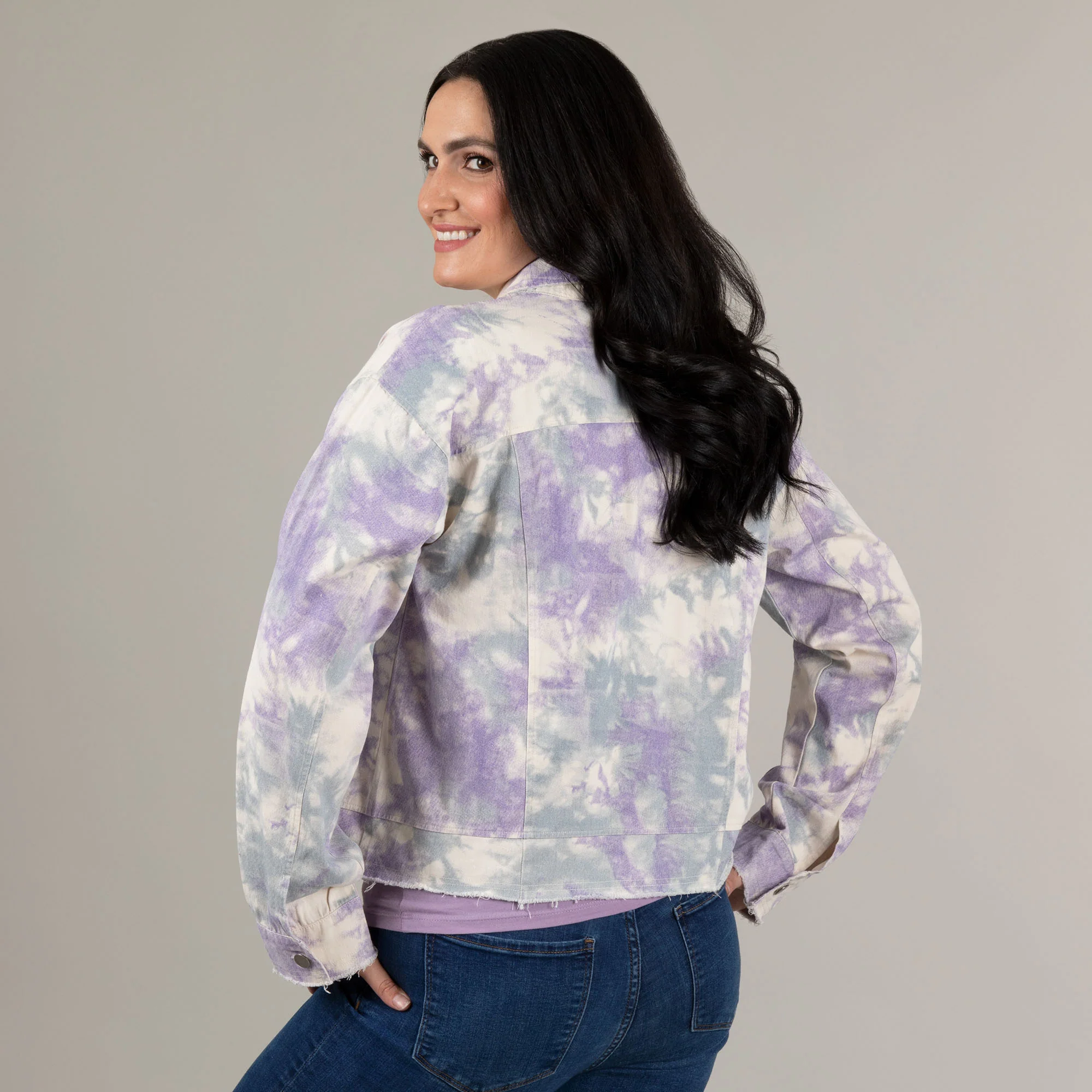Tie-Dye Trucker Jacket - Image 3