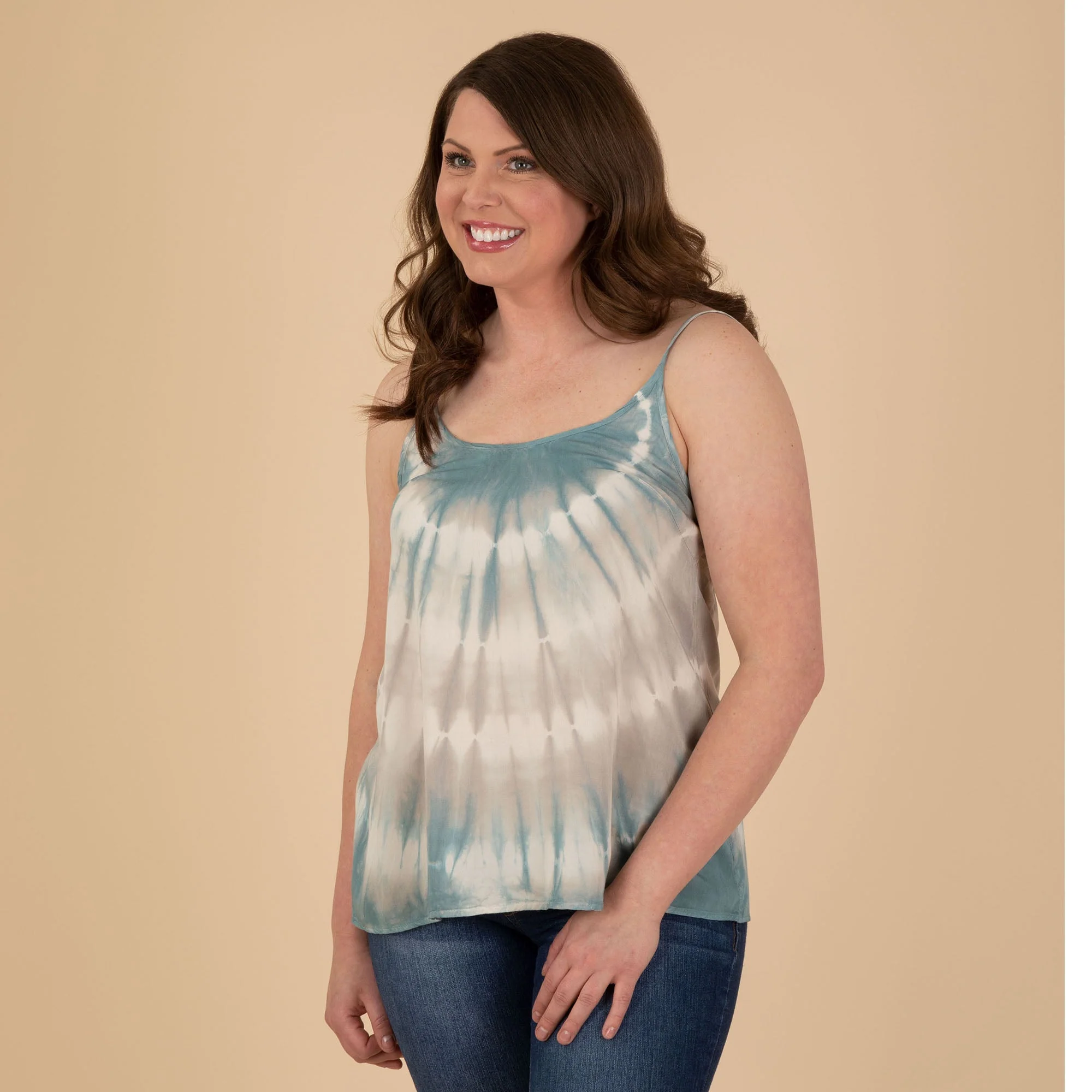 Adjustable Strap Tie-Dye Cami - Image 4