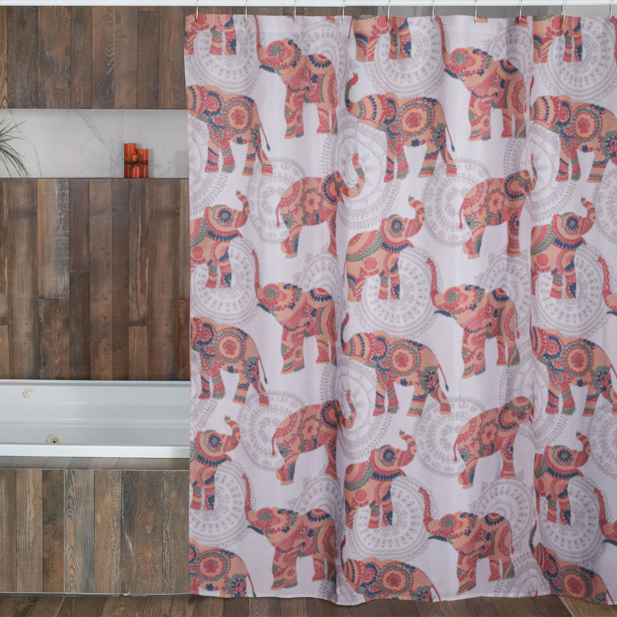 Elephant Beauty Shower Curtain - Image 4