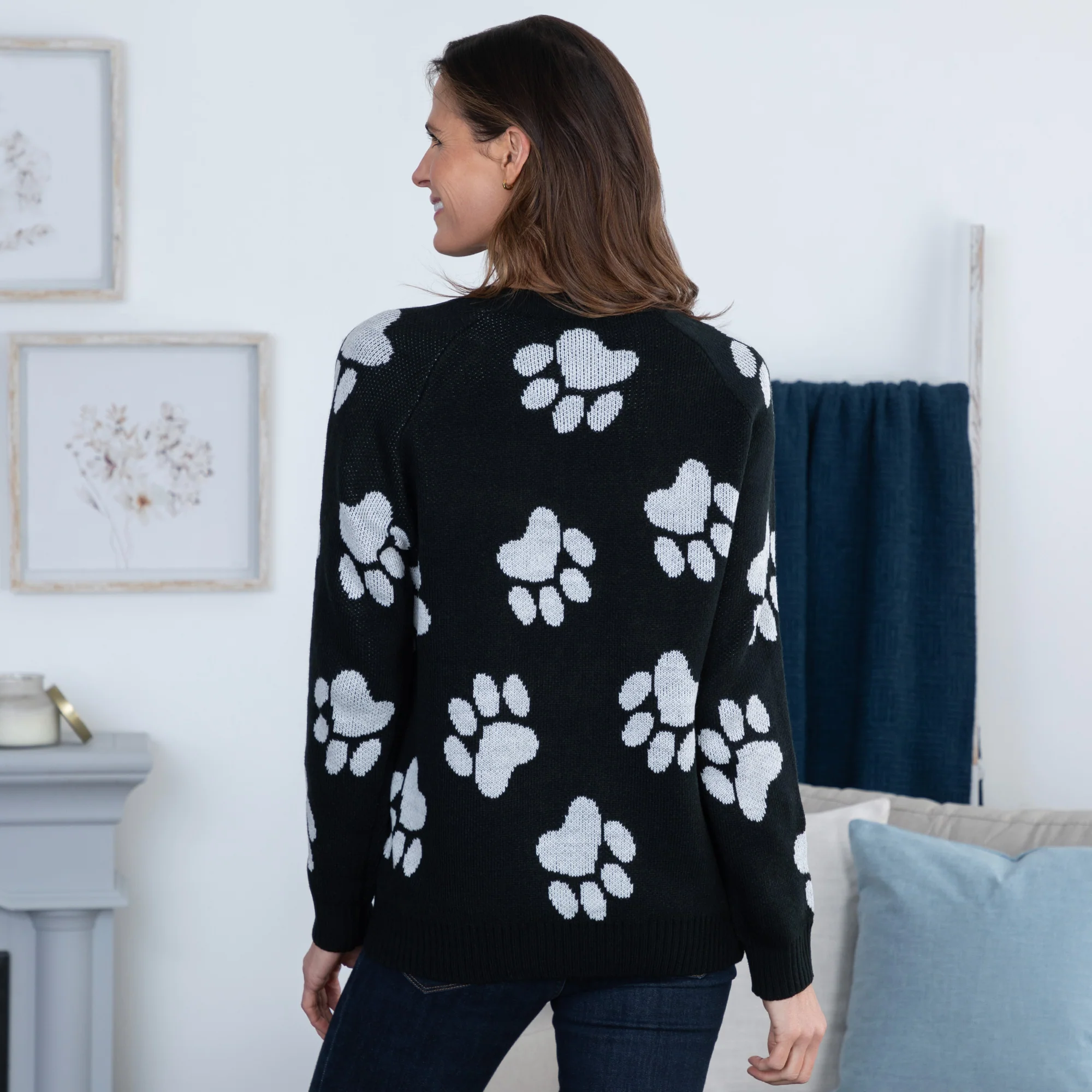 Cozy in Paws Knit Sweater - Image 6