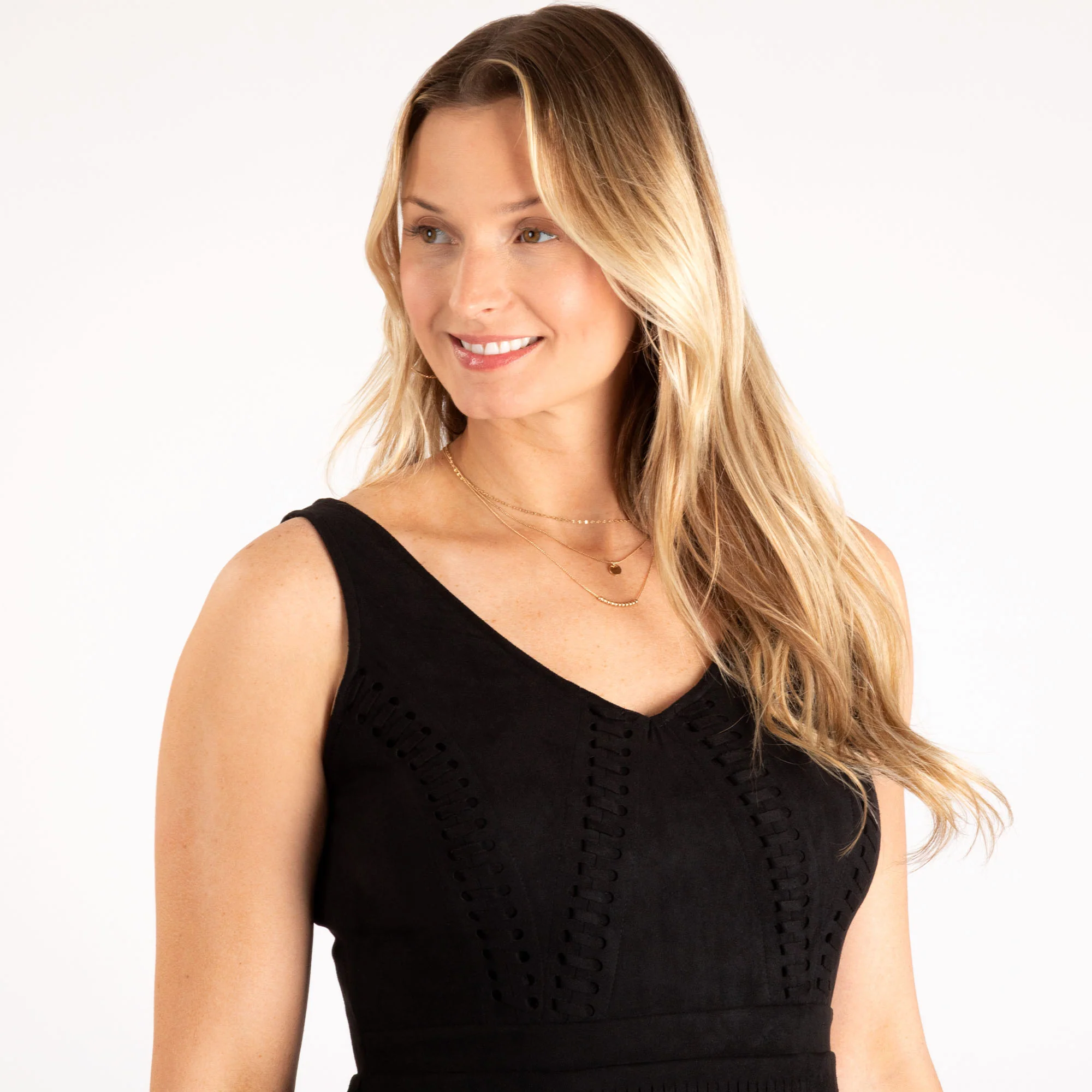 Southern Fringe Faux Suede Dress - Image 5