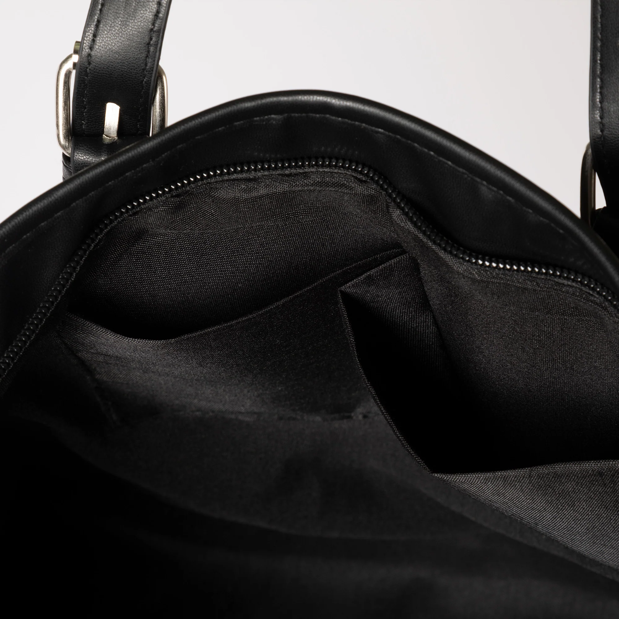 Classic Canvas & Faux Leather Tote - Image 2