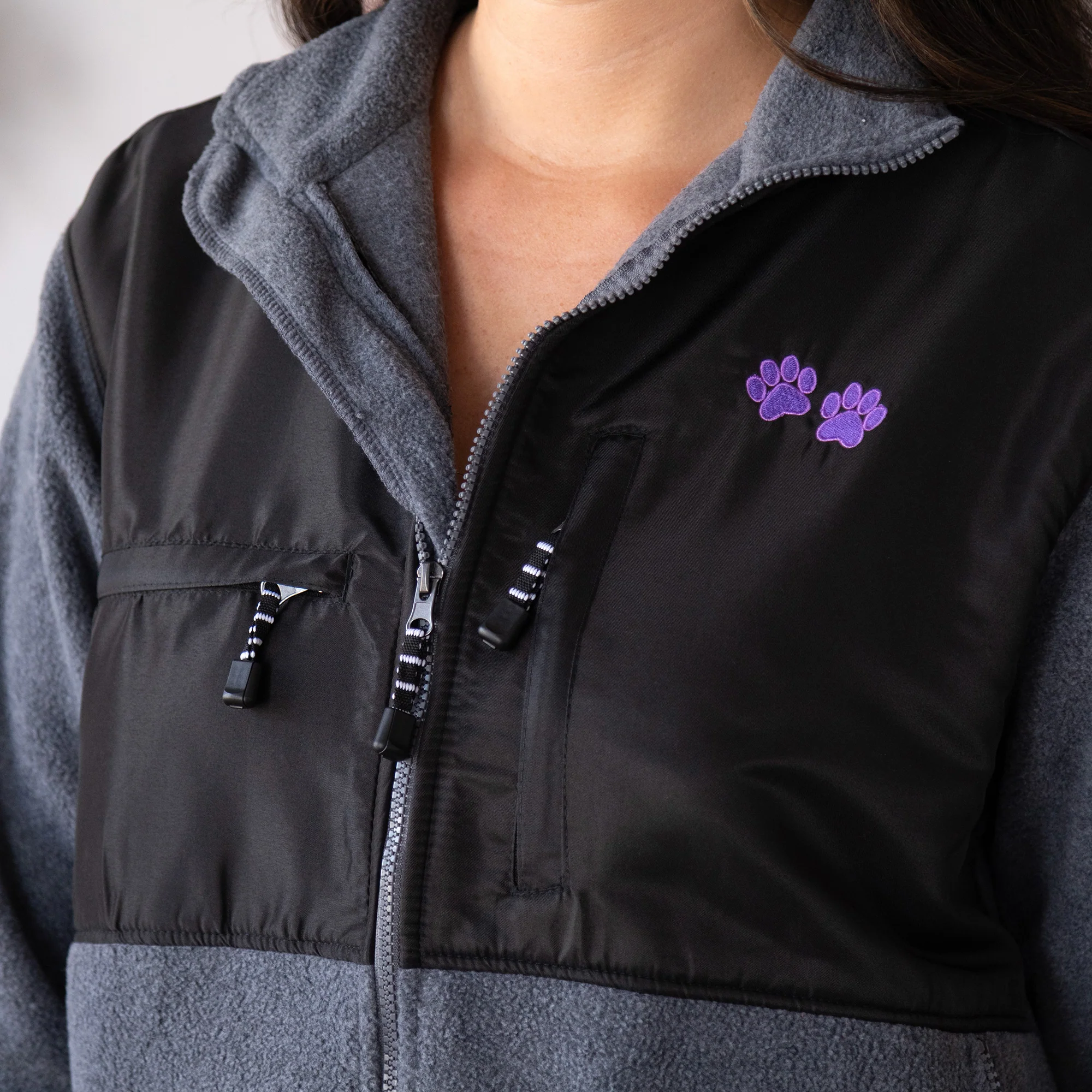 Paw Print Heavyweight Polar Fleece Jacket - Image 12
