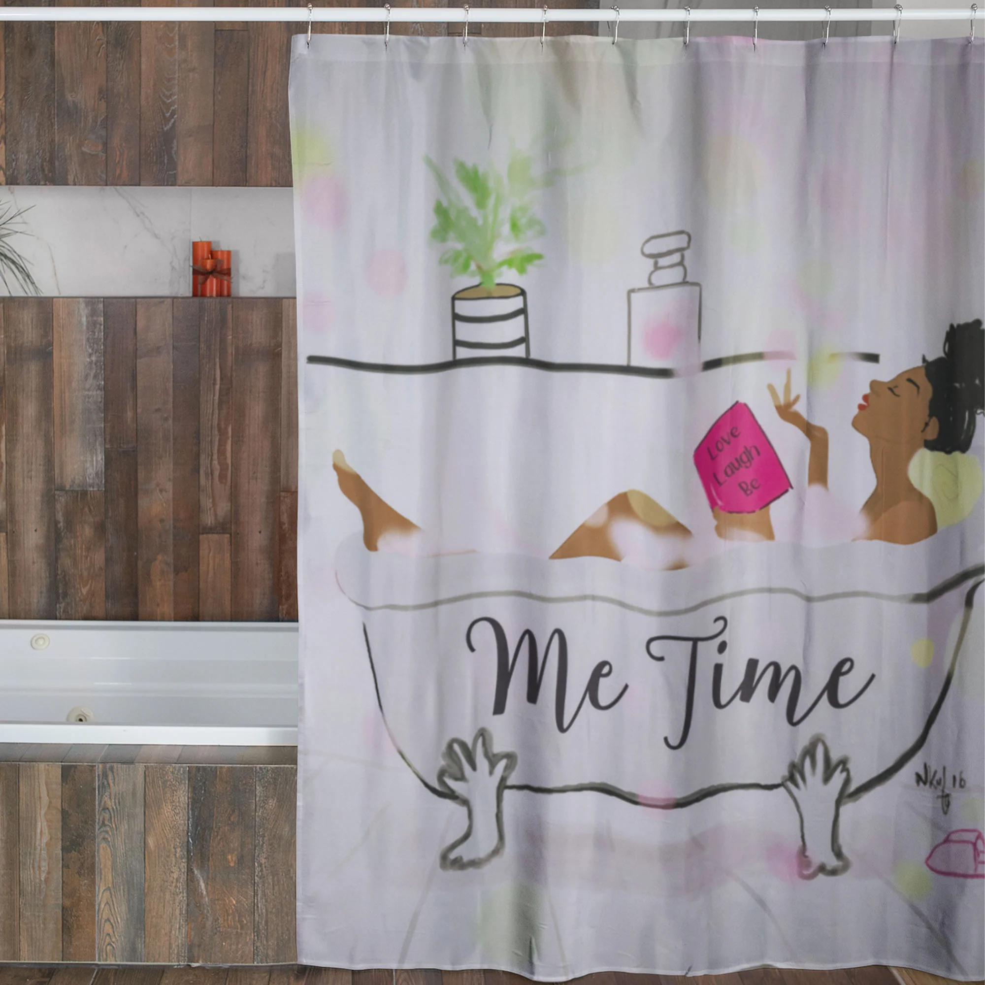 Me Time Shower Curtain - Image 2