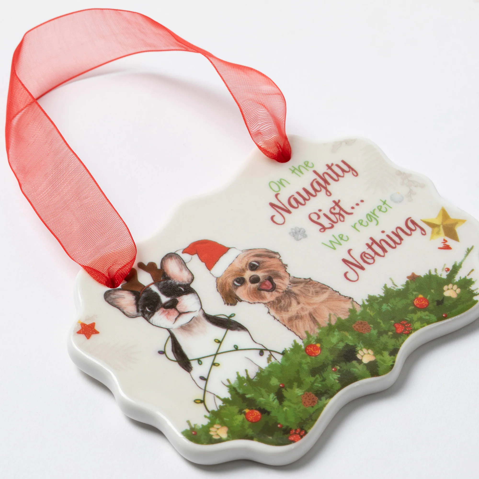 Naughty List Christmas Ornament - Image 2