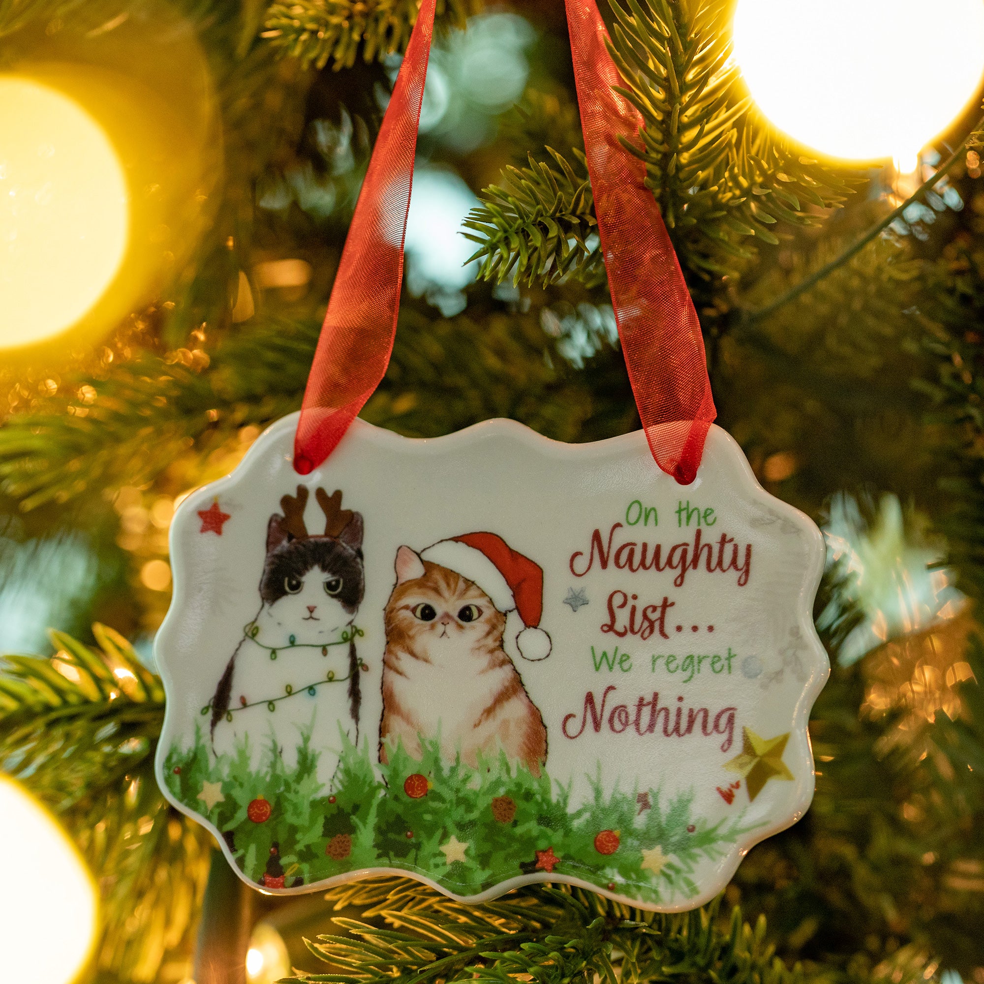 Naughty List Christmas Ornament - Image 3