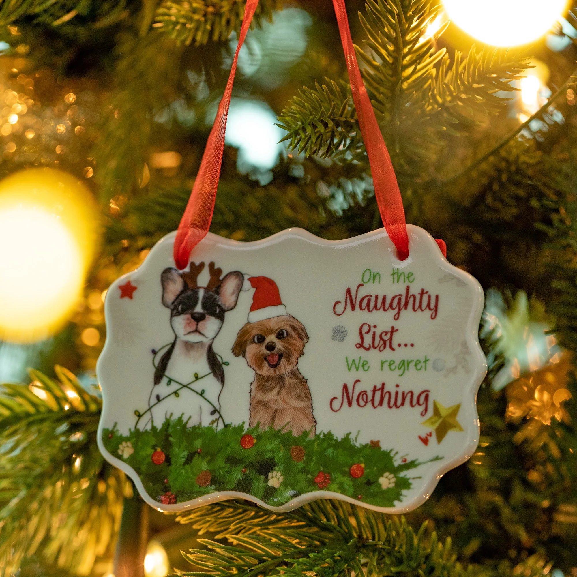 Naughty List Christmas Ornament - Image 6