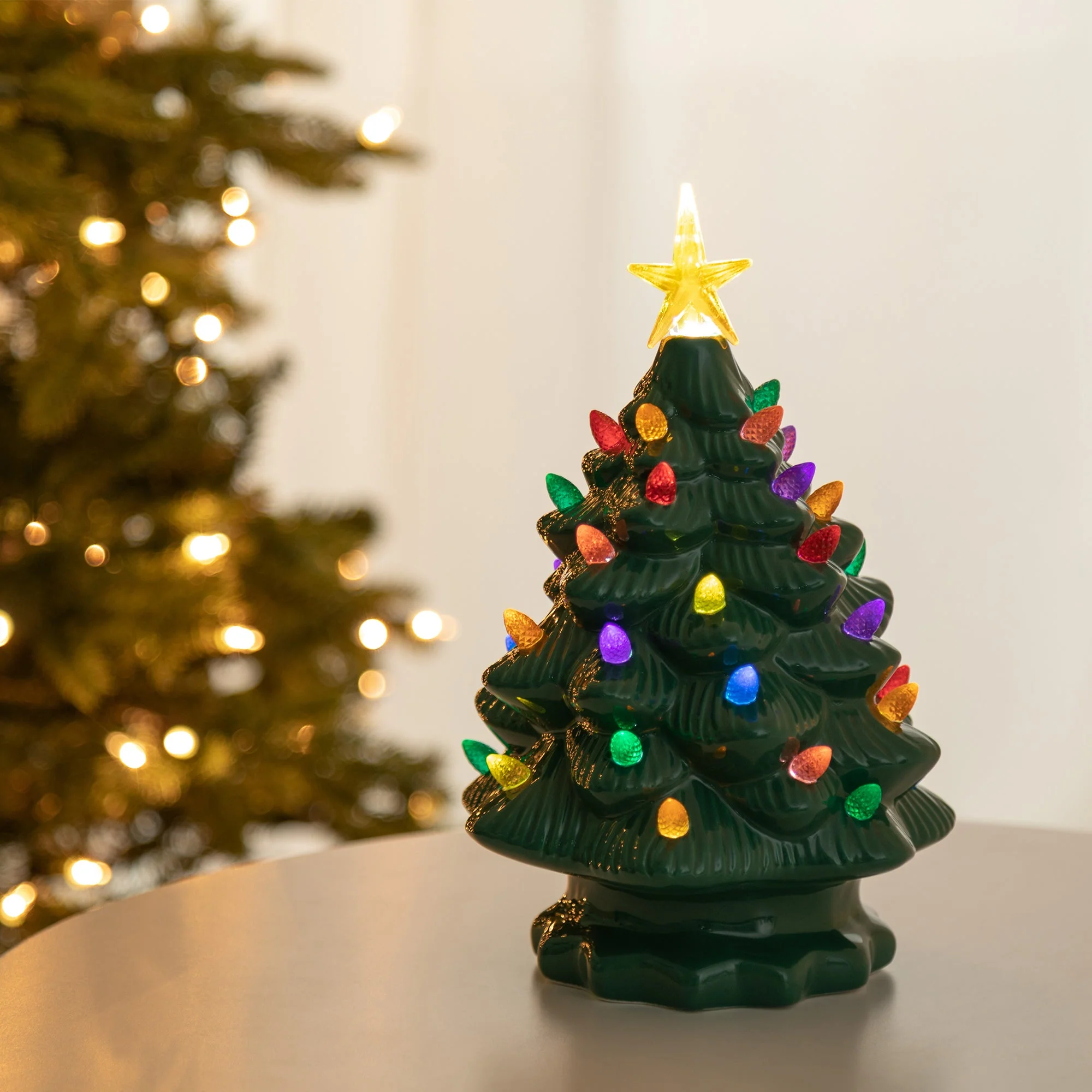 Ceramic Tabletop Christmas Tree - Image 4