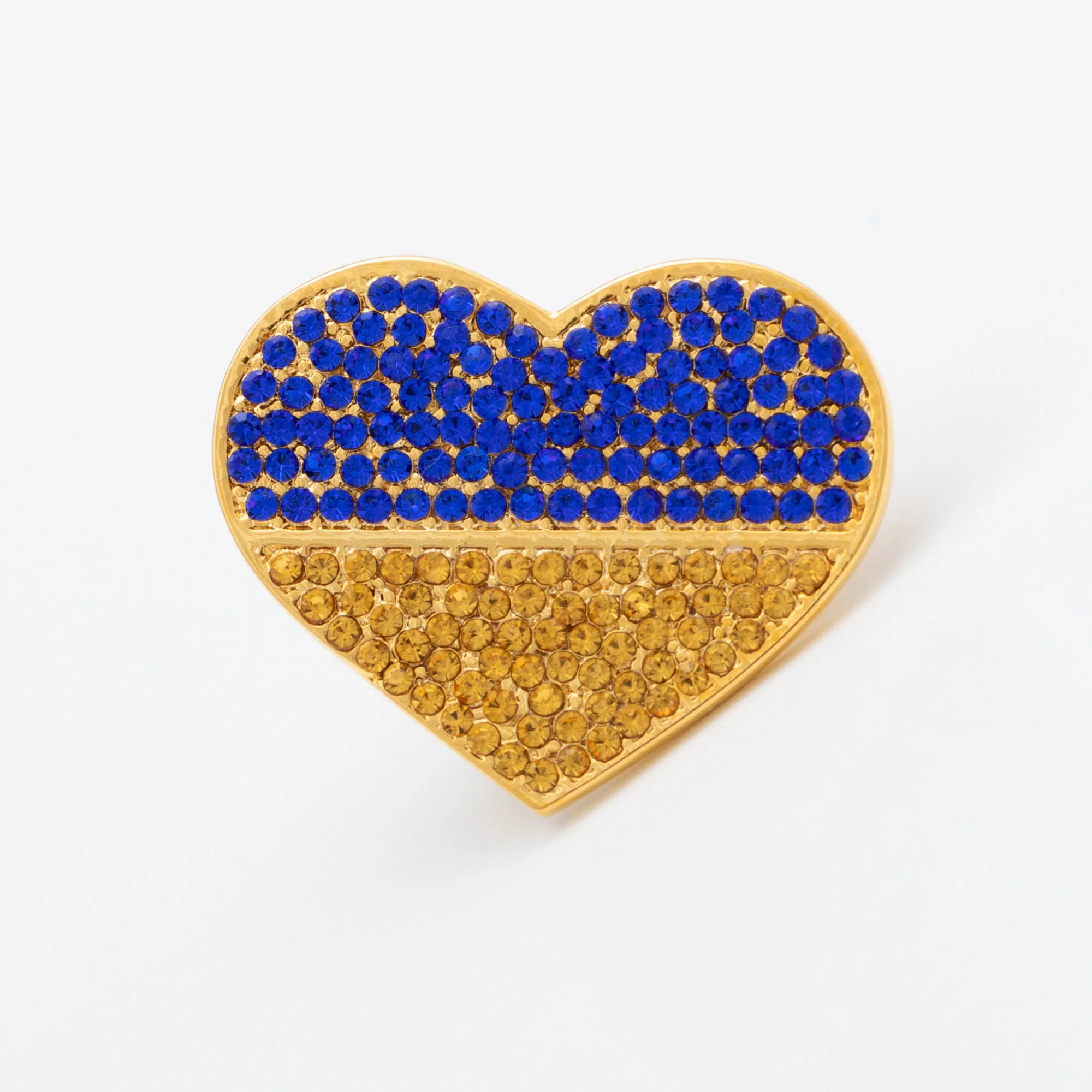 We Stand United With Ukraine Gold Plated Pin - Image 4