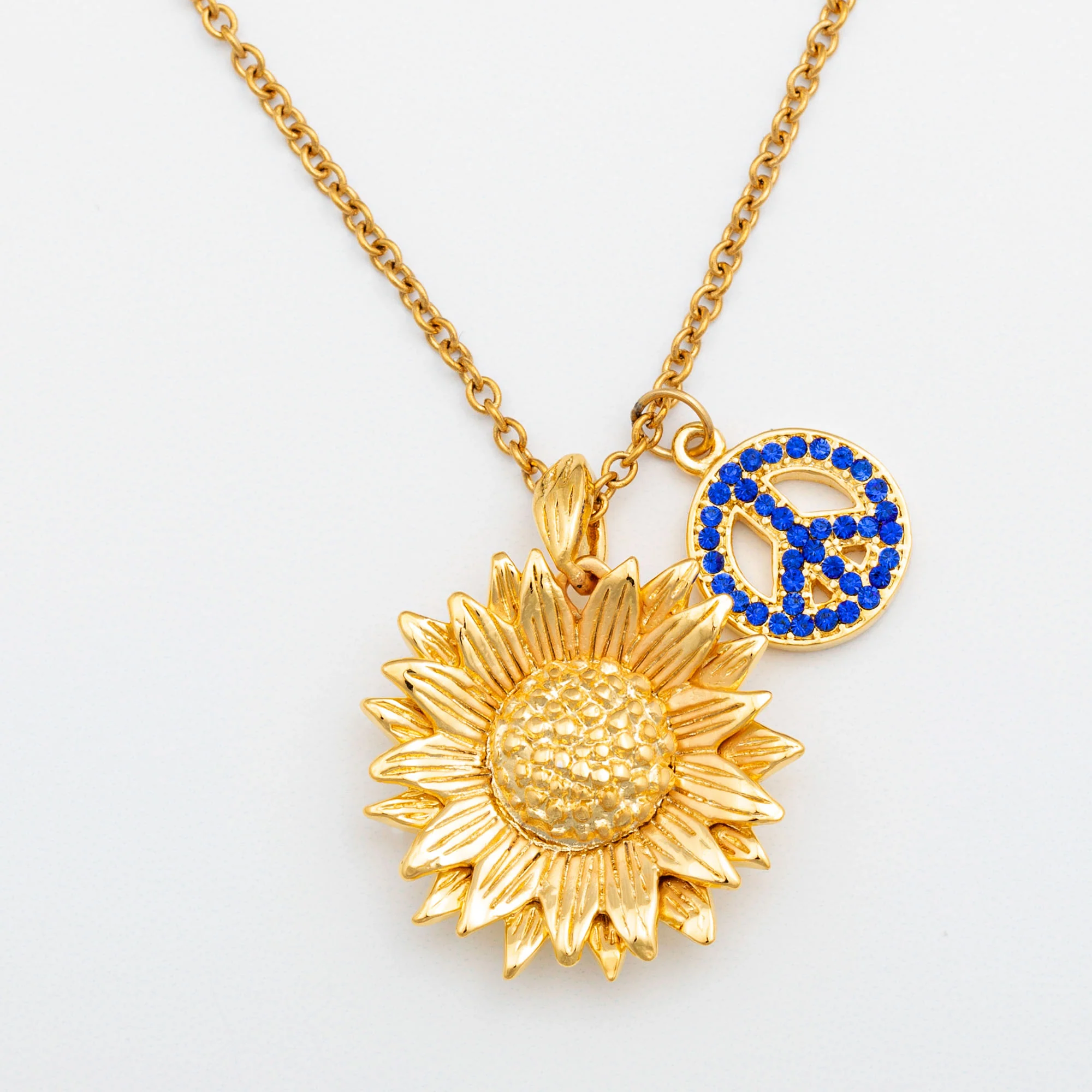 Peace For Ukraine Gold Plated Necklace - Image 7