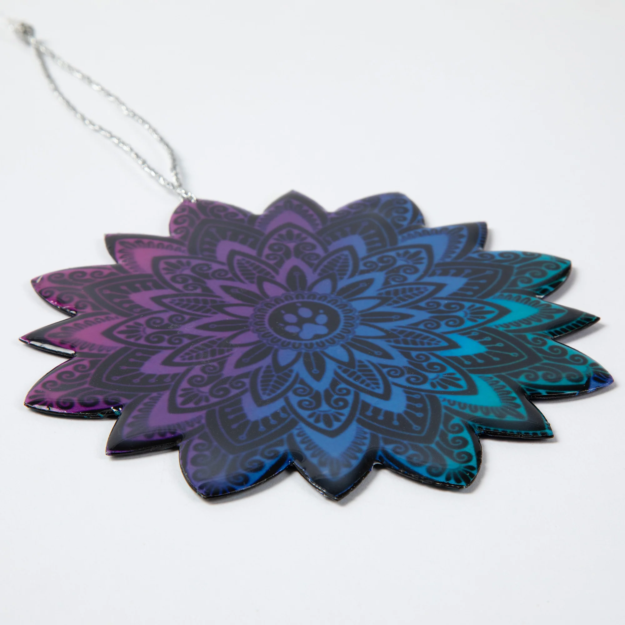Sunburst Paw Mandala Ornament - Image 3
