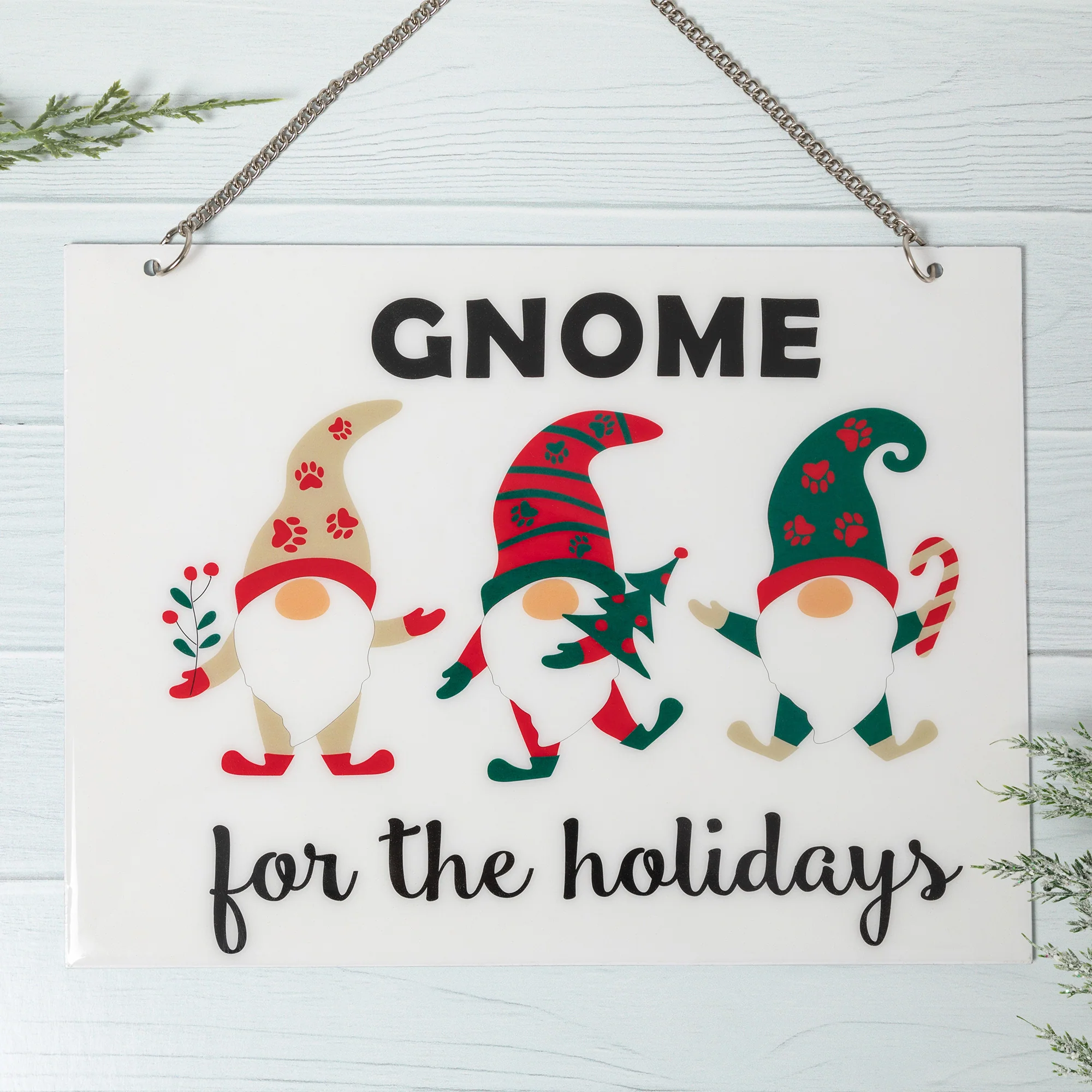 Gnome For The Holiday Outdoor Sign - Image 3