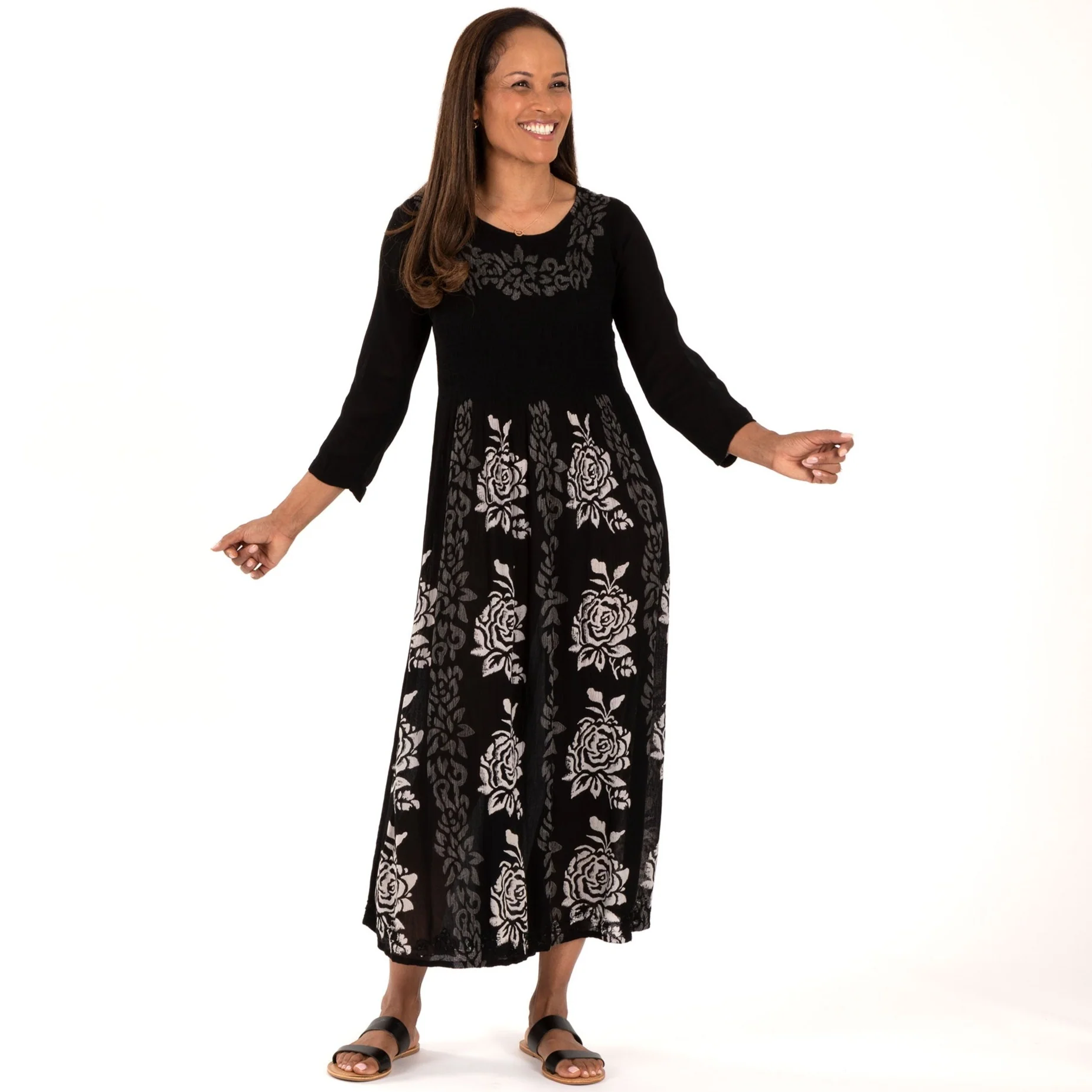 Free Flowing Midi Dress | Handmade, Fair Trade - Image 13