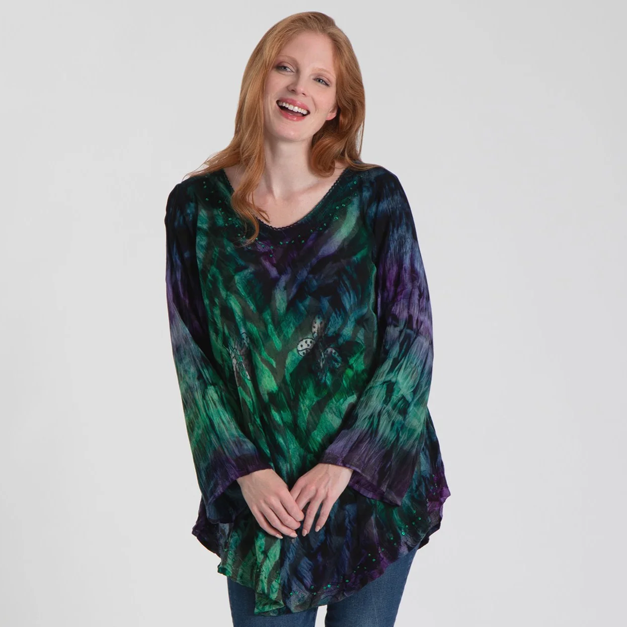 Peruvian Wings Long Sleeve Tunic - Image 5