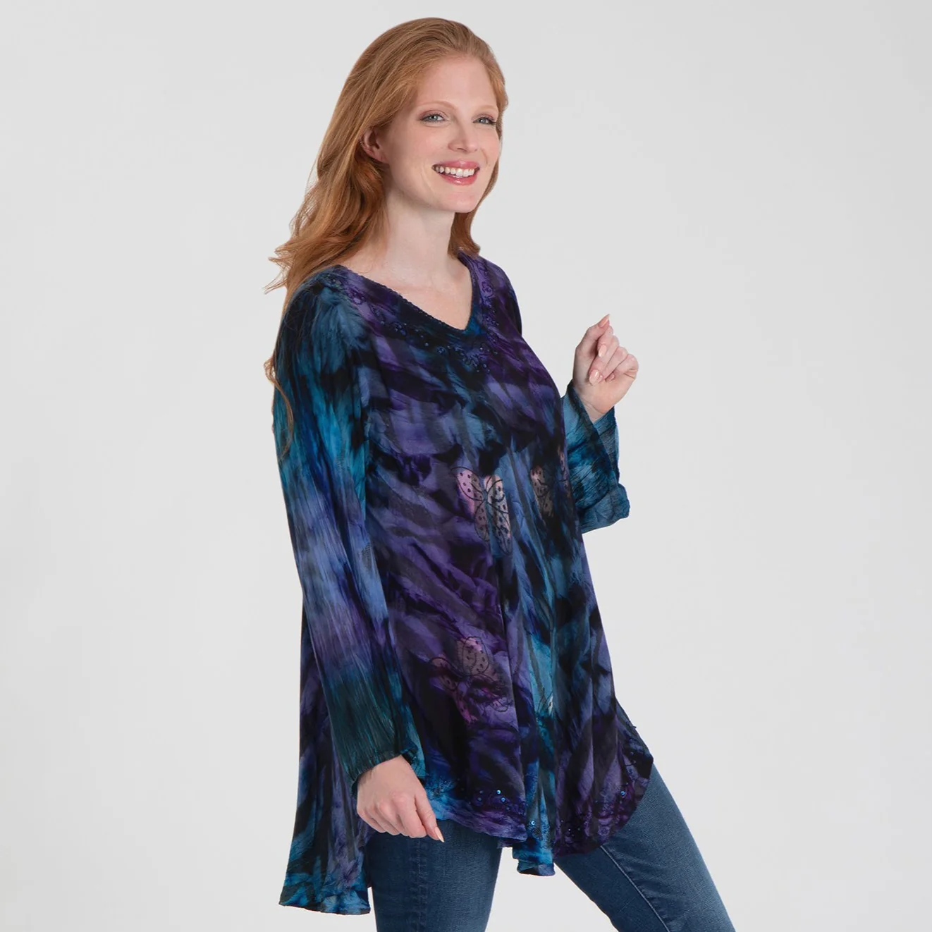 Peruvian Wings Long Sleeve Tunic - Image 9