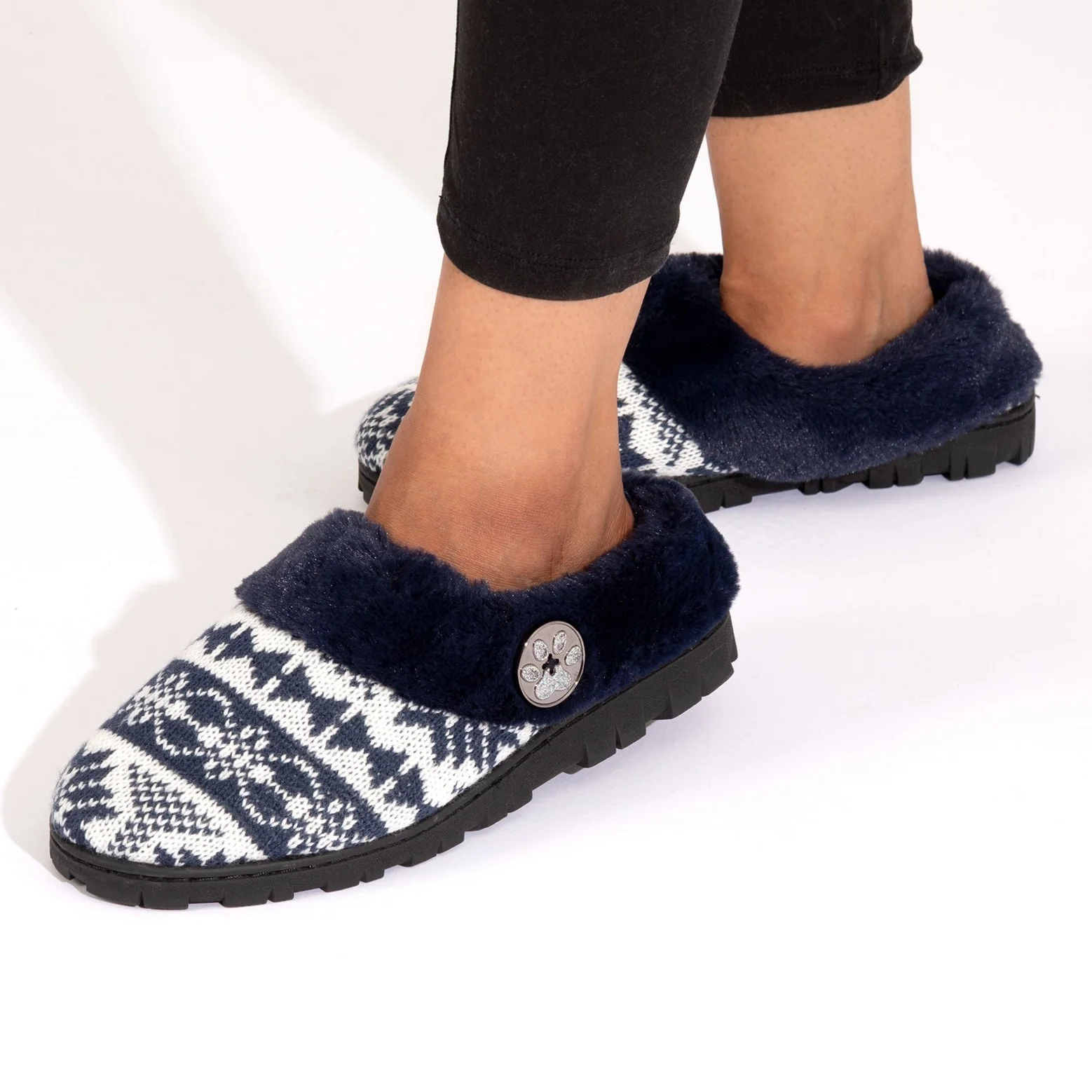 Paw Knit Clog Slippers - Image 14