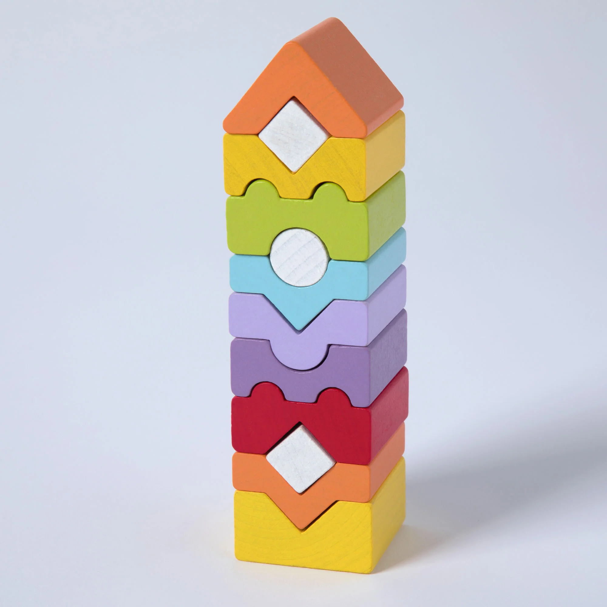 Made in Ukraine Wooden Tower Stacking Puzzle - Image 3