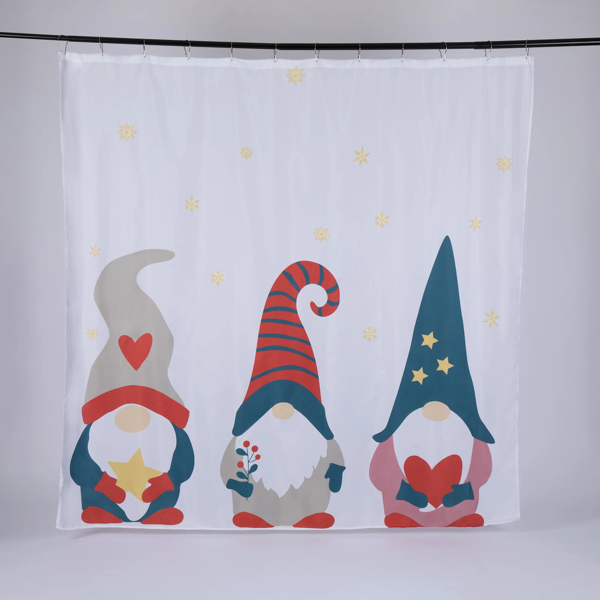 Winter Gnome Shower Curtain - Image 3