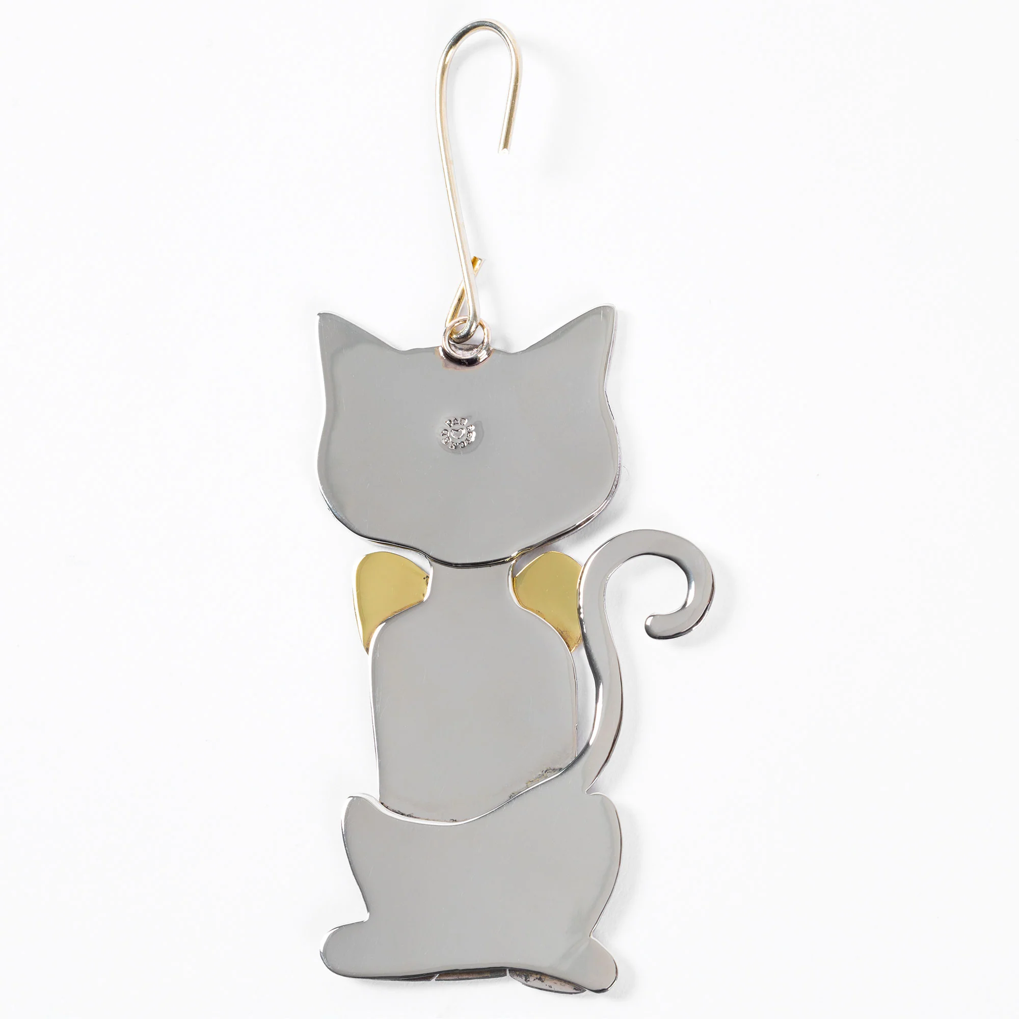 Perfect Gift Cat Mixed Metal Ornament - Image 3