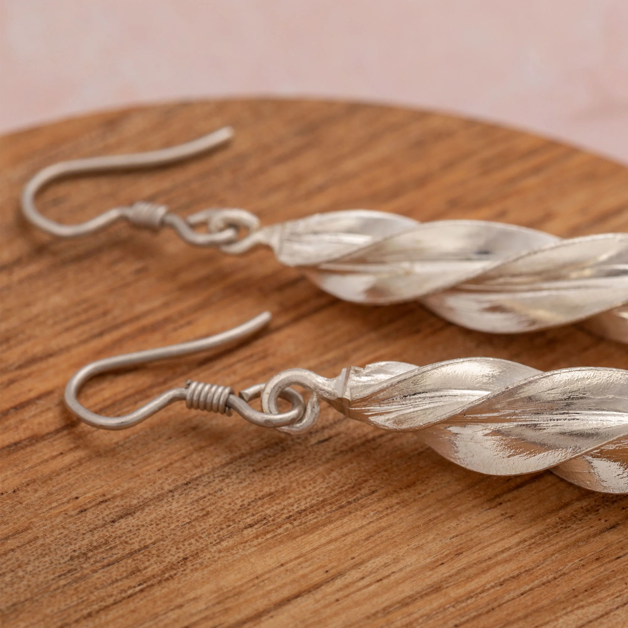 Fulani Spiral Djenne Drop Earrings - Image 4
