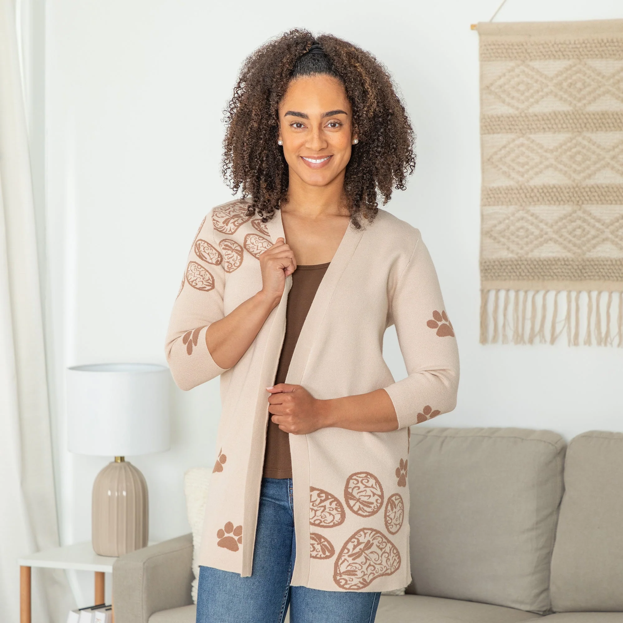 Pop of Paw Long Cardigan - Image 13