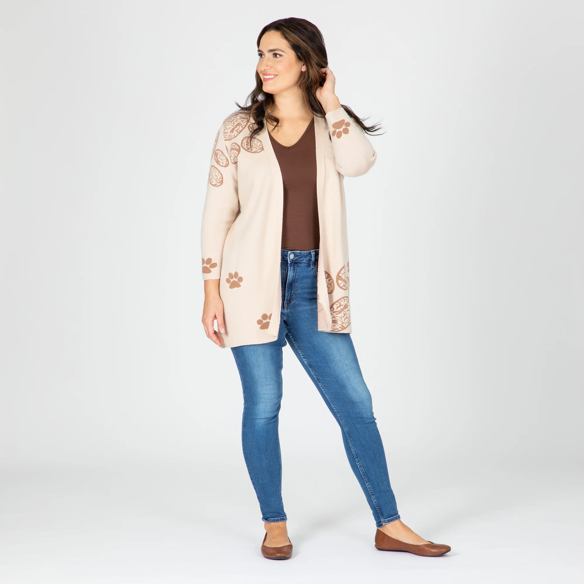 Pop of Paw Long Cardigan - Image 8