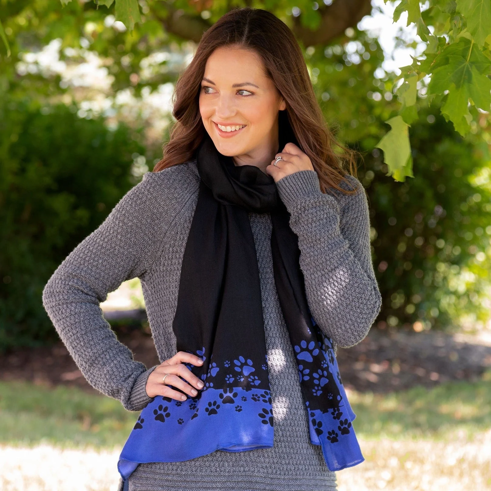 Falling Paws Twill Scarf - Image 7
