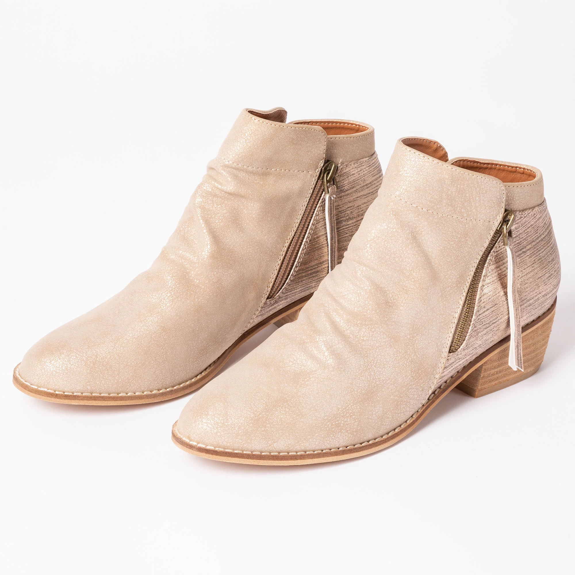 Corkys Butternut Side Zip Ankle Boots - Image 4