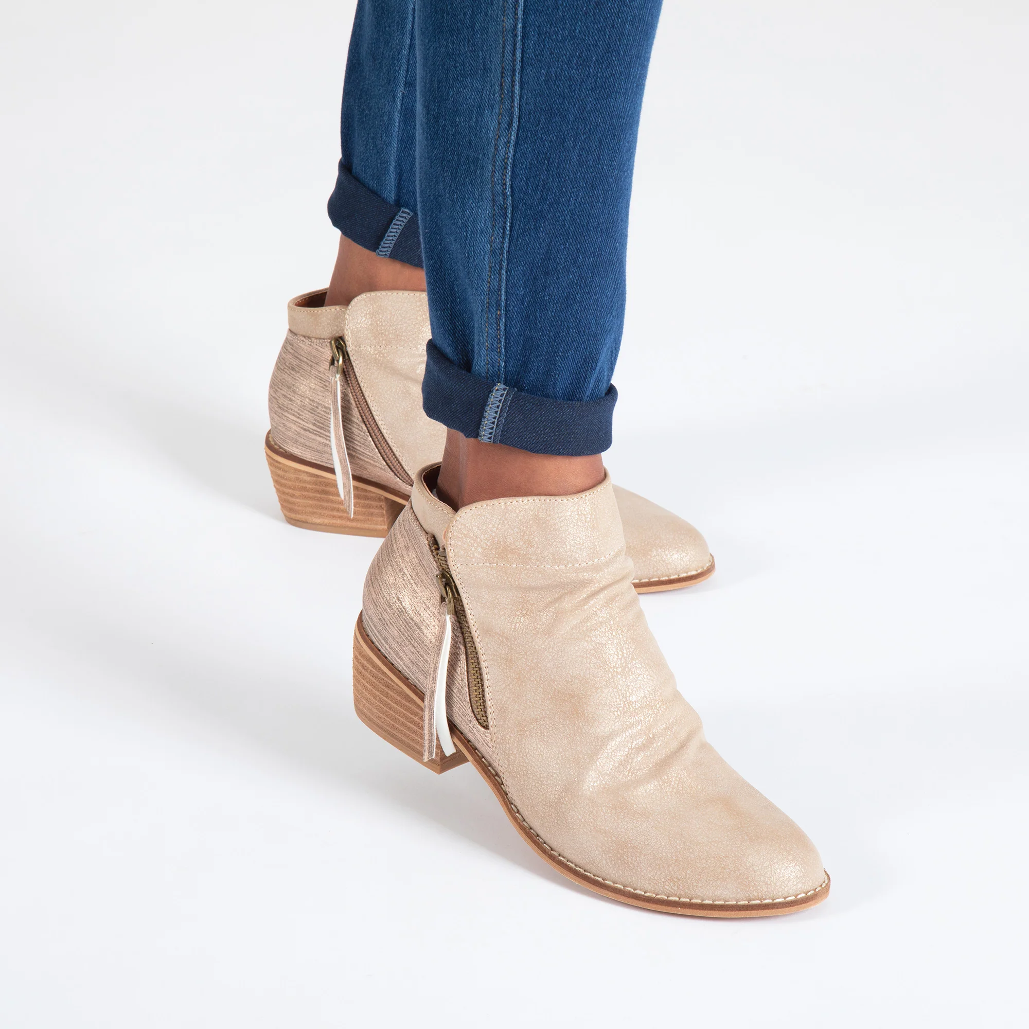 Corkys Butternut Side Zip Ankle Boots - Image 7