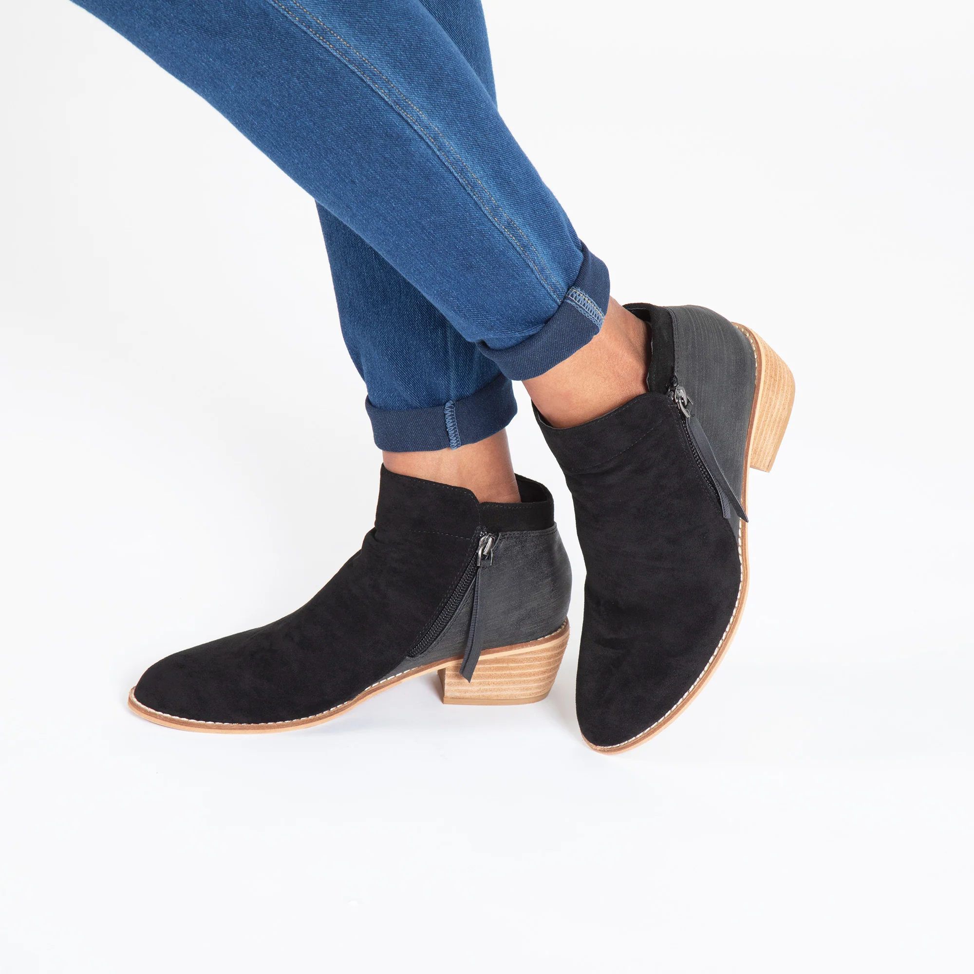 Corkys Butternut Side Zip Ankle Boots - Image 8