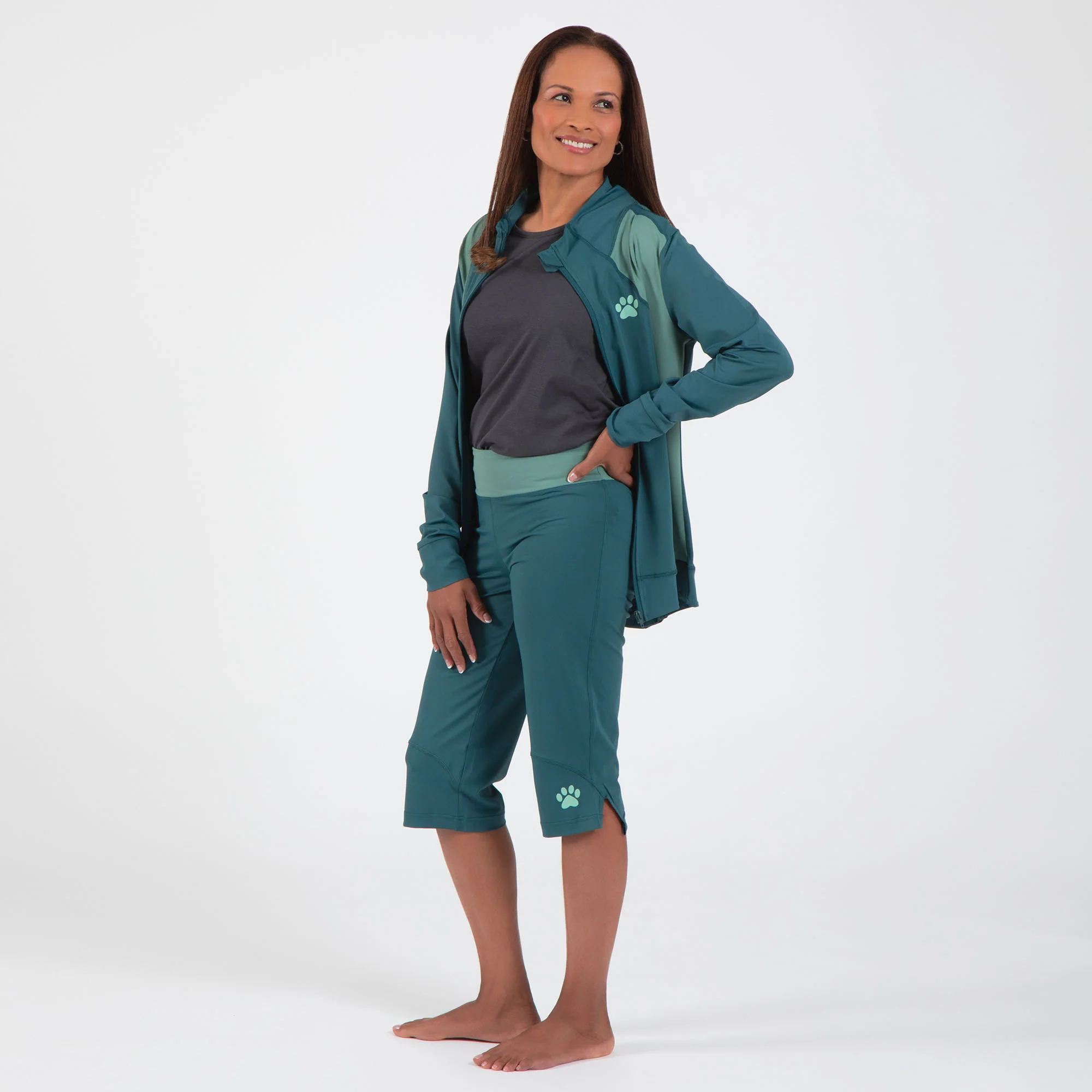 Yoga Paw Print Cross Over Separates - Image 14