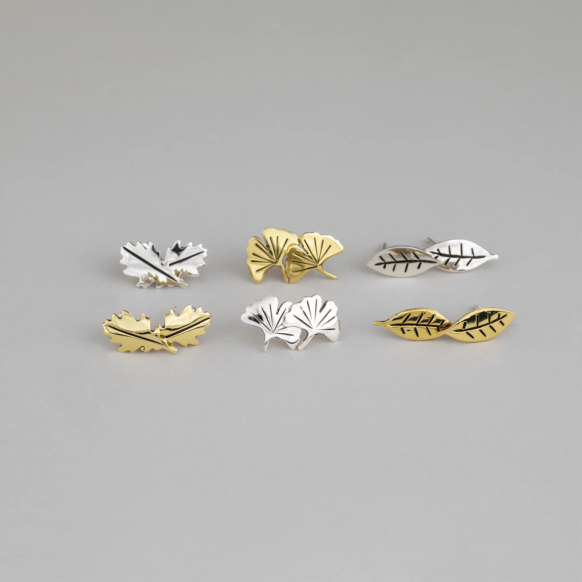 Falling Leaves Post Earrings - Image 5