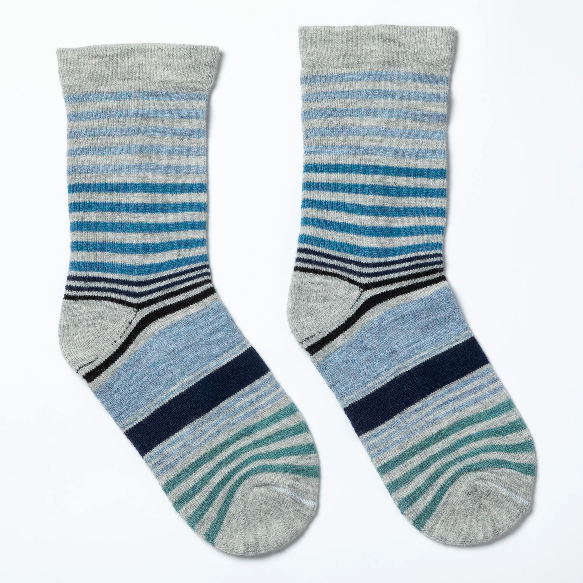 Multicolor Stripes Alpaca Socks - Image 18