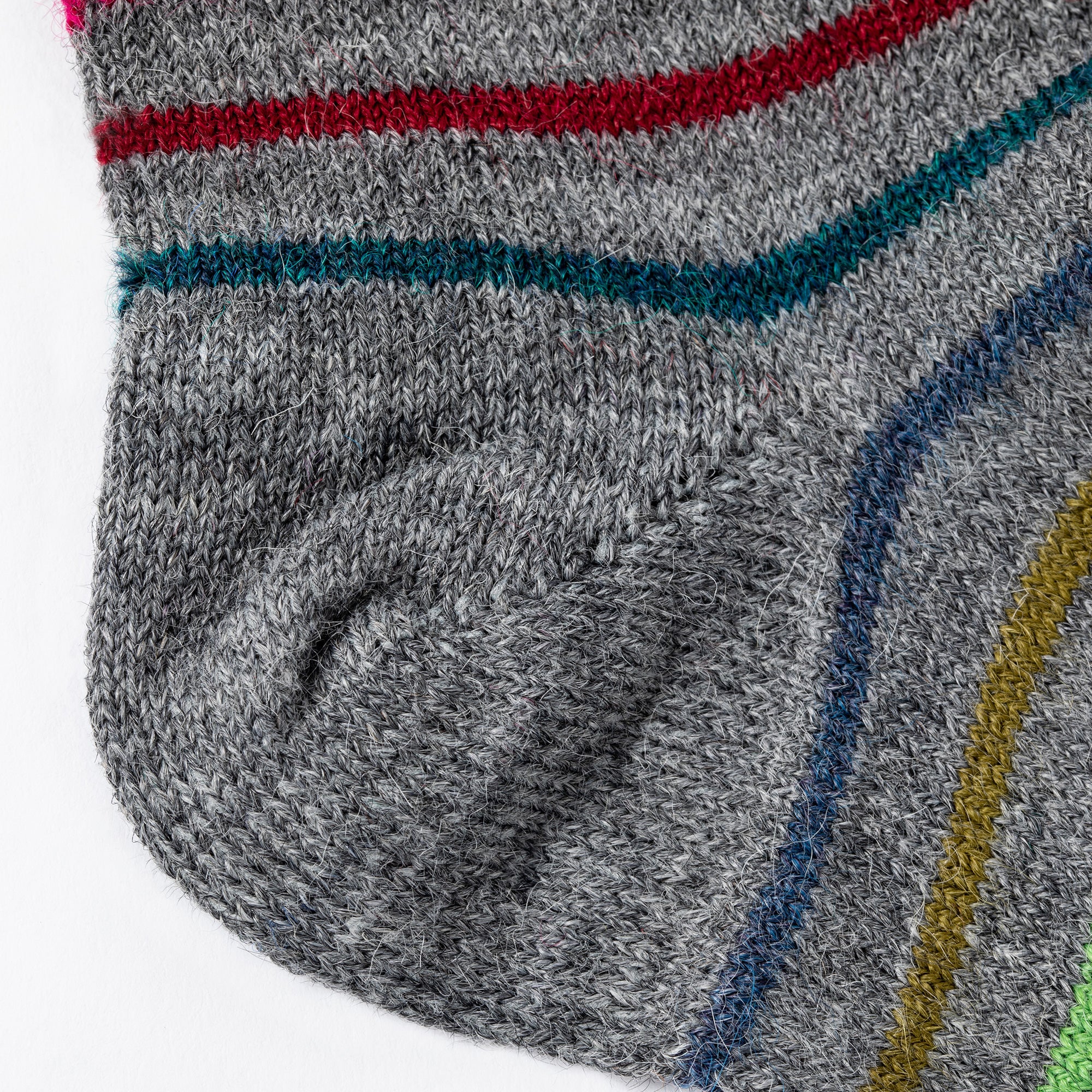 Multicolor Stripes Alpaca Socks - Image 22