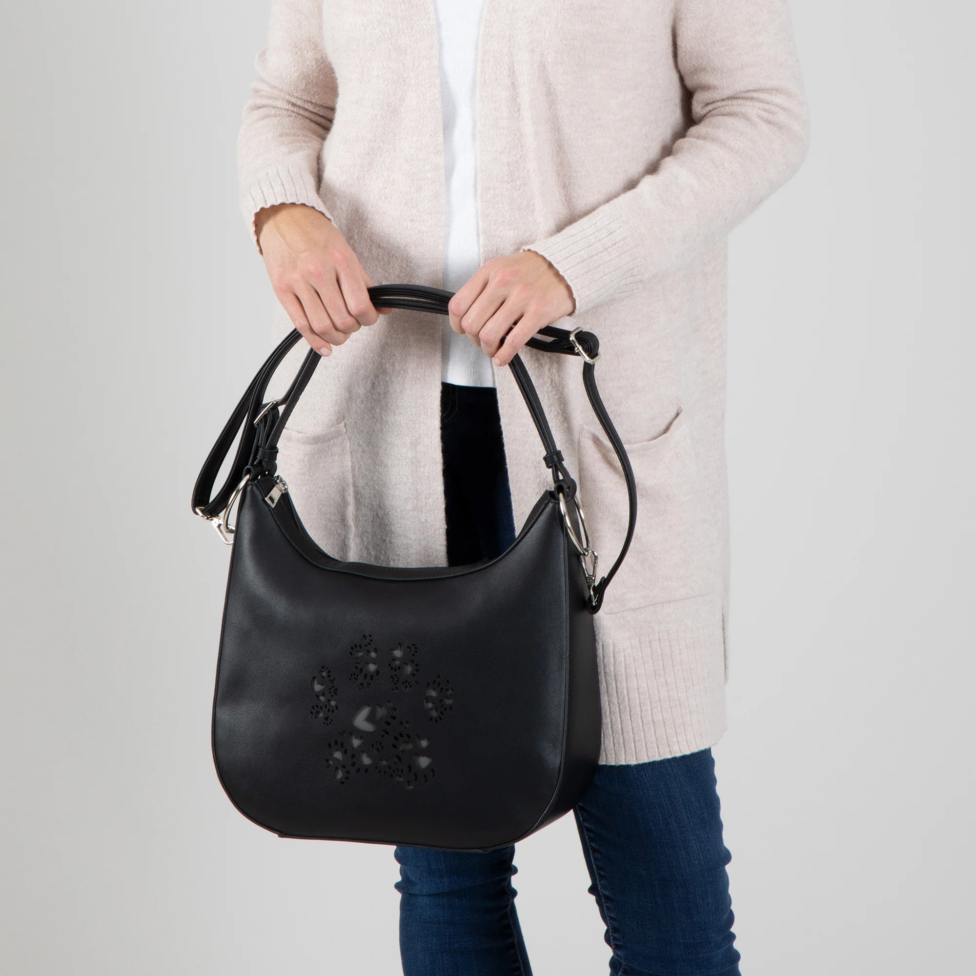 Pawfect Heart Cut-Out Handbag - Image 3