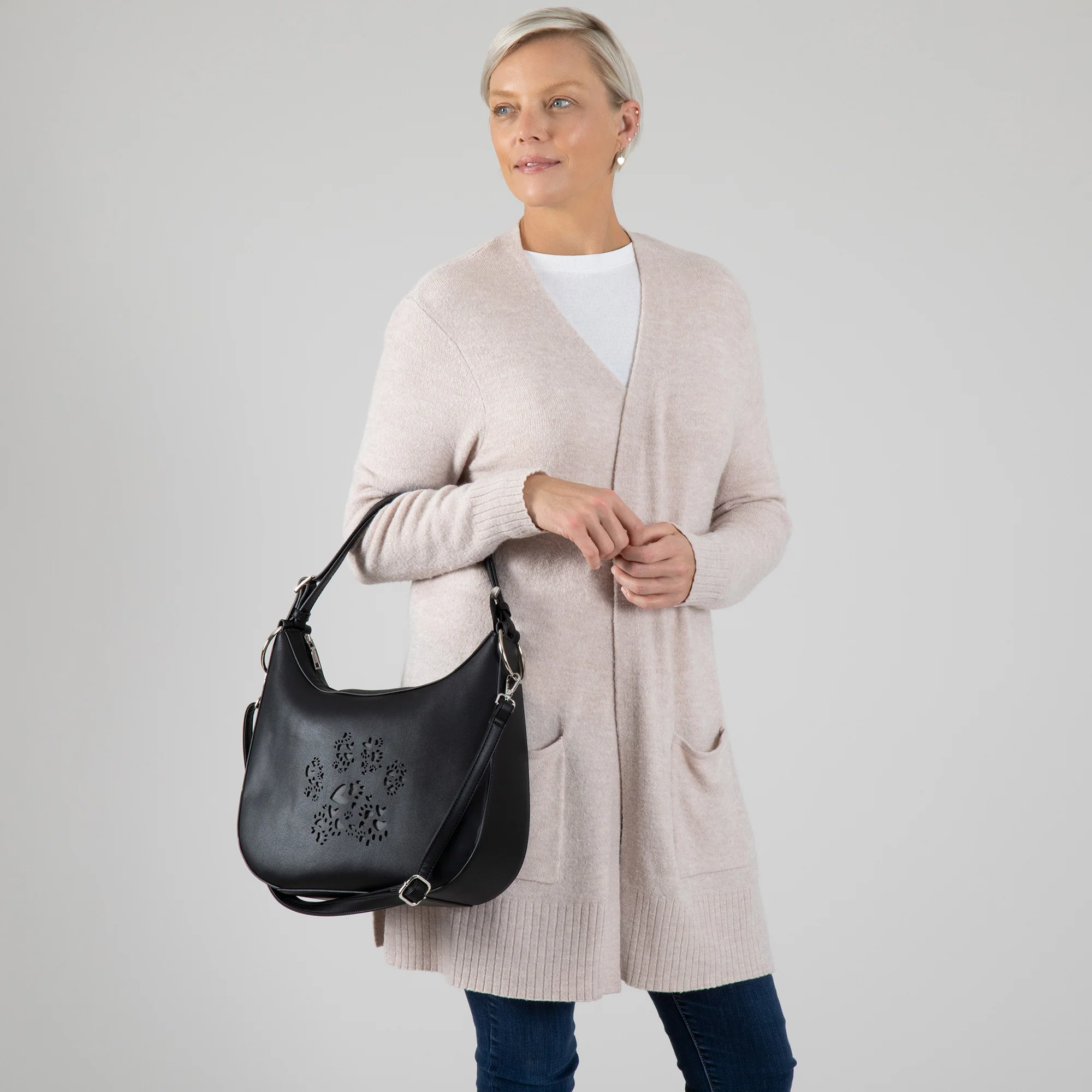 Pawfect Heart Cut-Out Handbag - Image 4