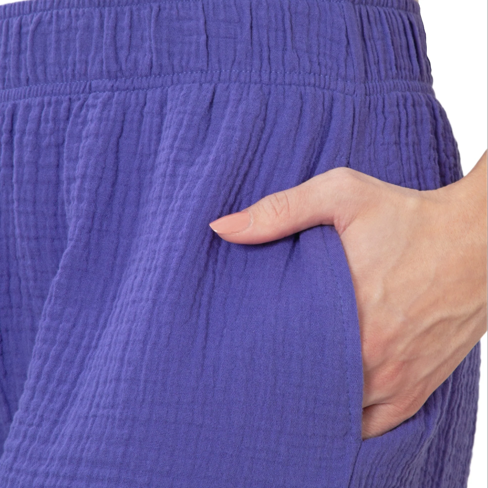 Purple Paw Floral Embroidered Cotton Separates - Image 4