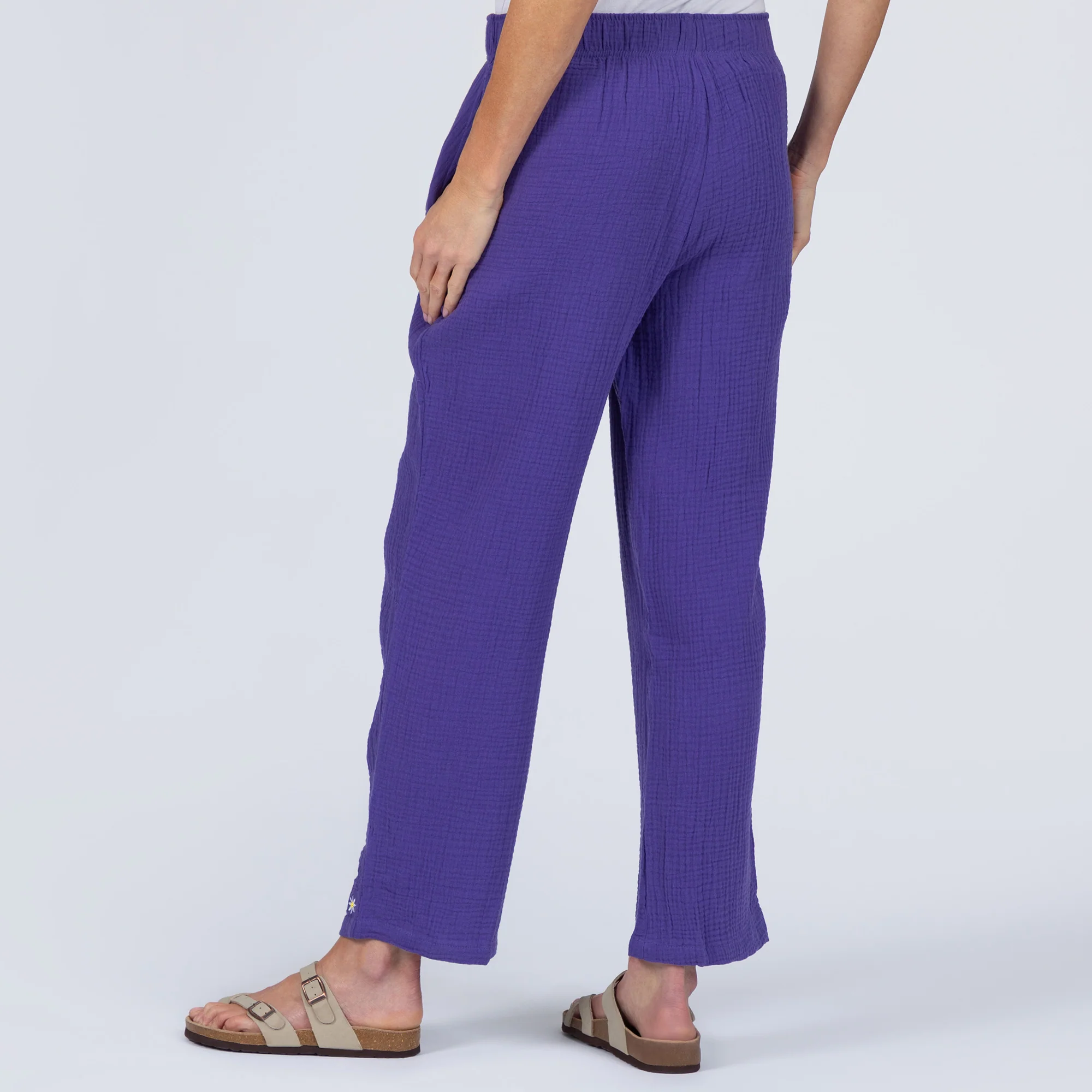 Purple Paw Floral Embroidered Cotton Separates - Image 6