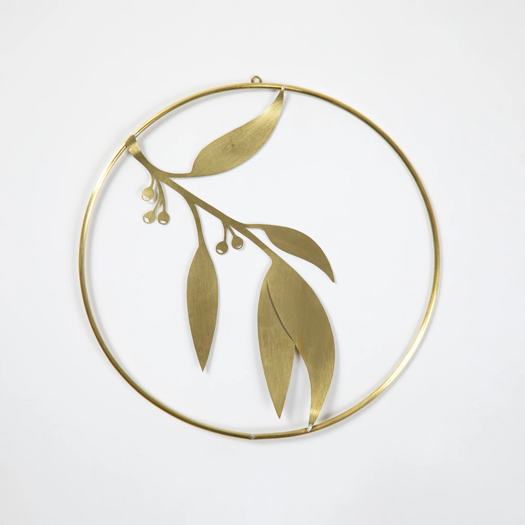 Hand Crafted Leaves Metal Wall Decor - Image 5