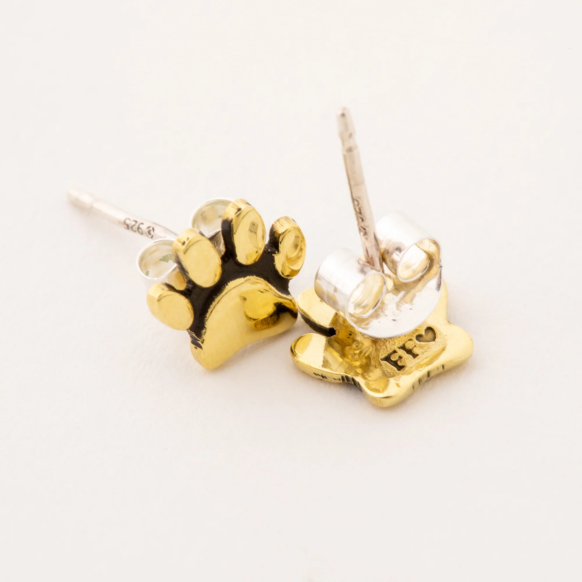 All Over Paws Post Earrings - Set of 3 - Image 3