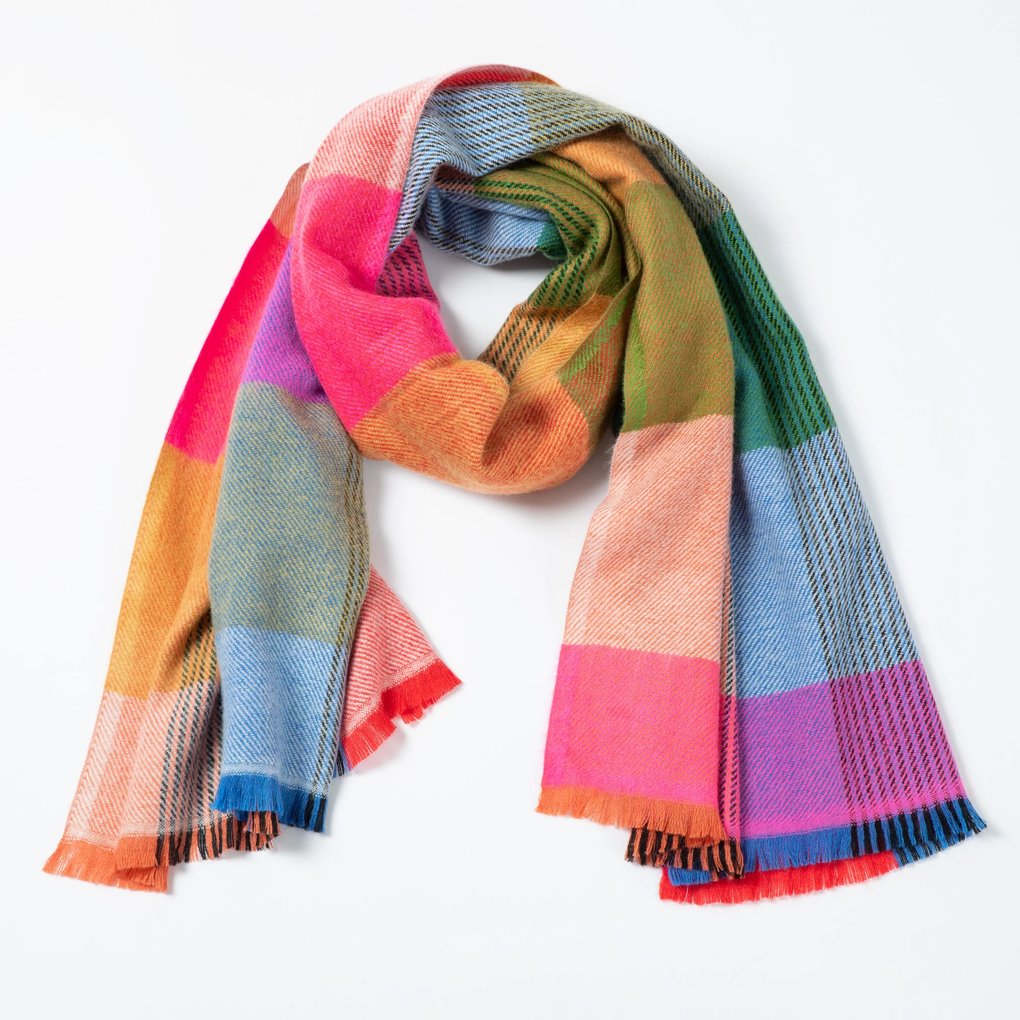 Plaid Chunky Scarf - Image 5