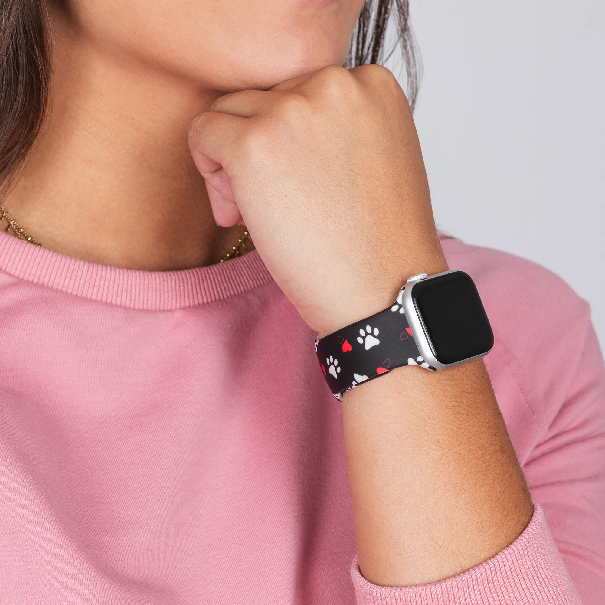 Patterned Silicone Apple Watch Band 38mm/40mm/41mm 42mm/44mm - Image 9