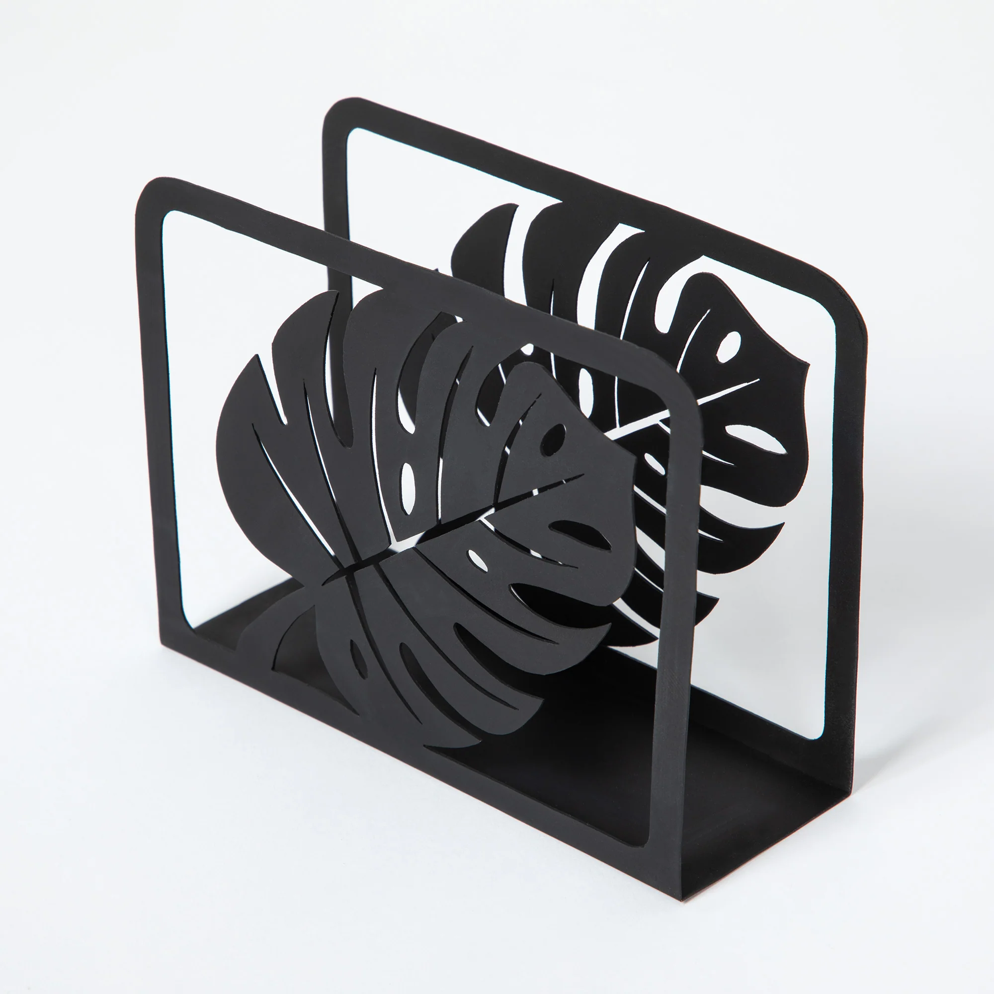 Monstera Hand Crafted Napkin Holder - Image 2