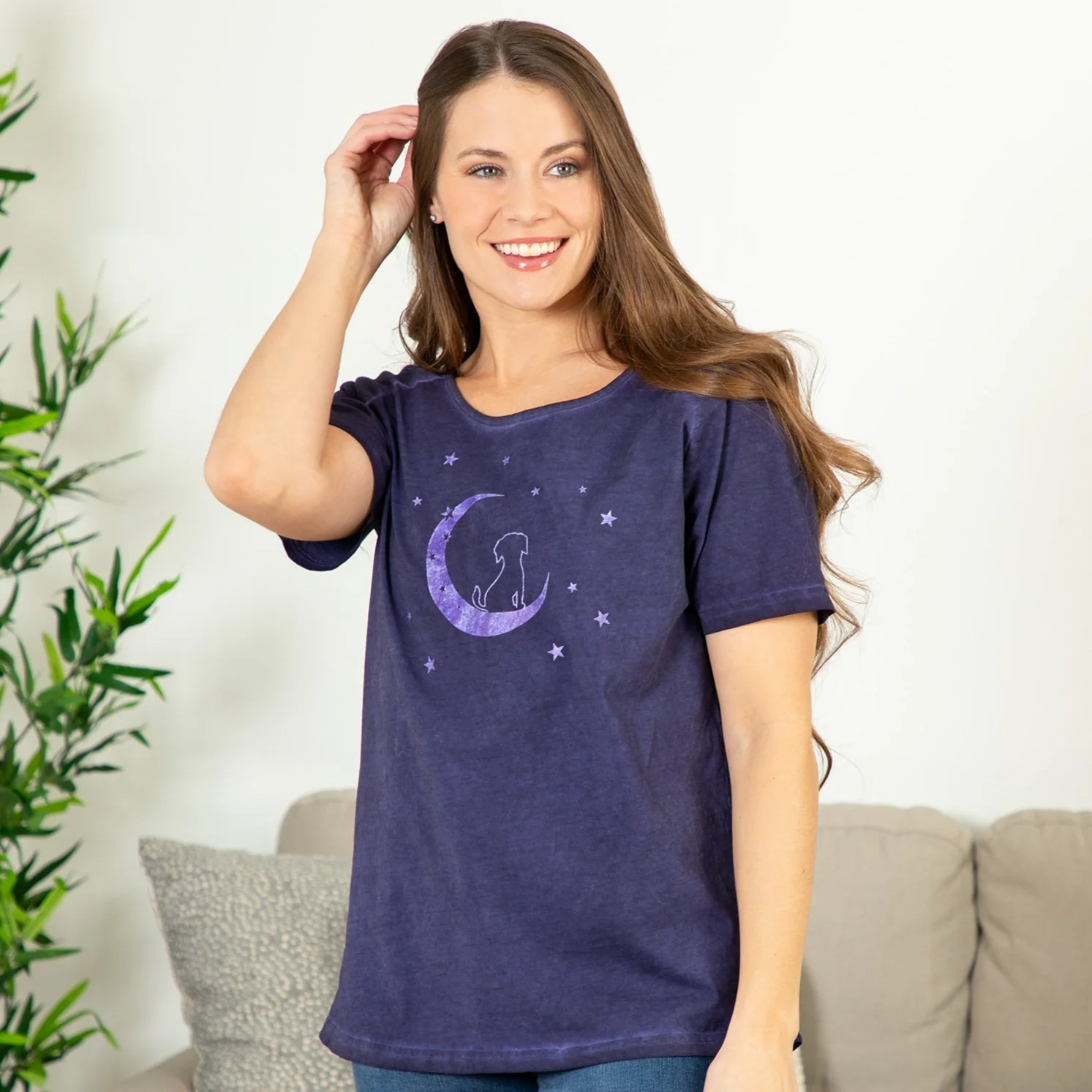 Pet & Moon Acid Wash Tee - Image 10