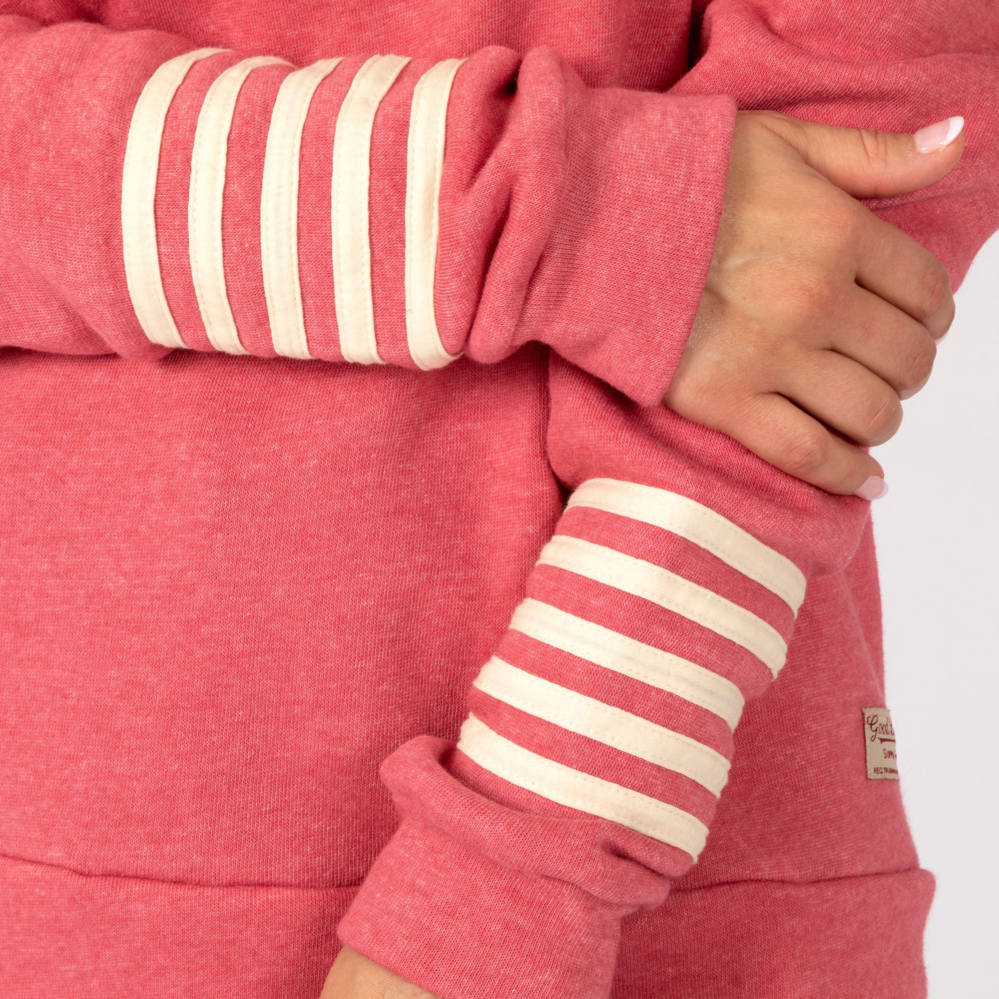 Paw Vibes Stripe Crew Neck Sweatshirt - Image 8