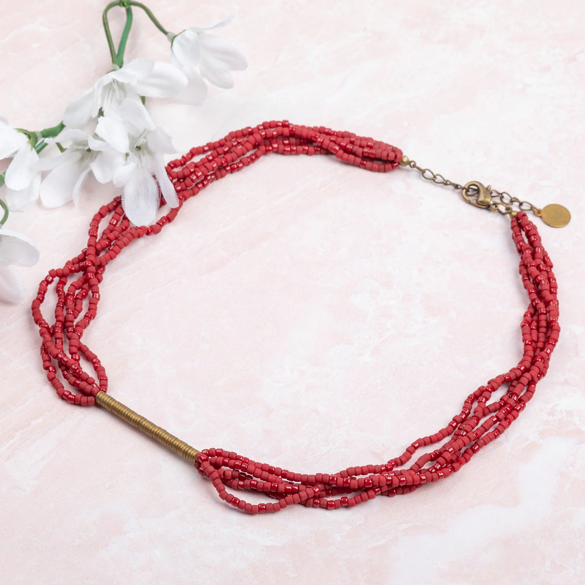Iraqi Multi-Strand Beaded Necklace - Image 11